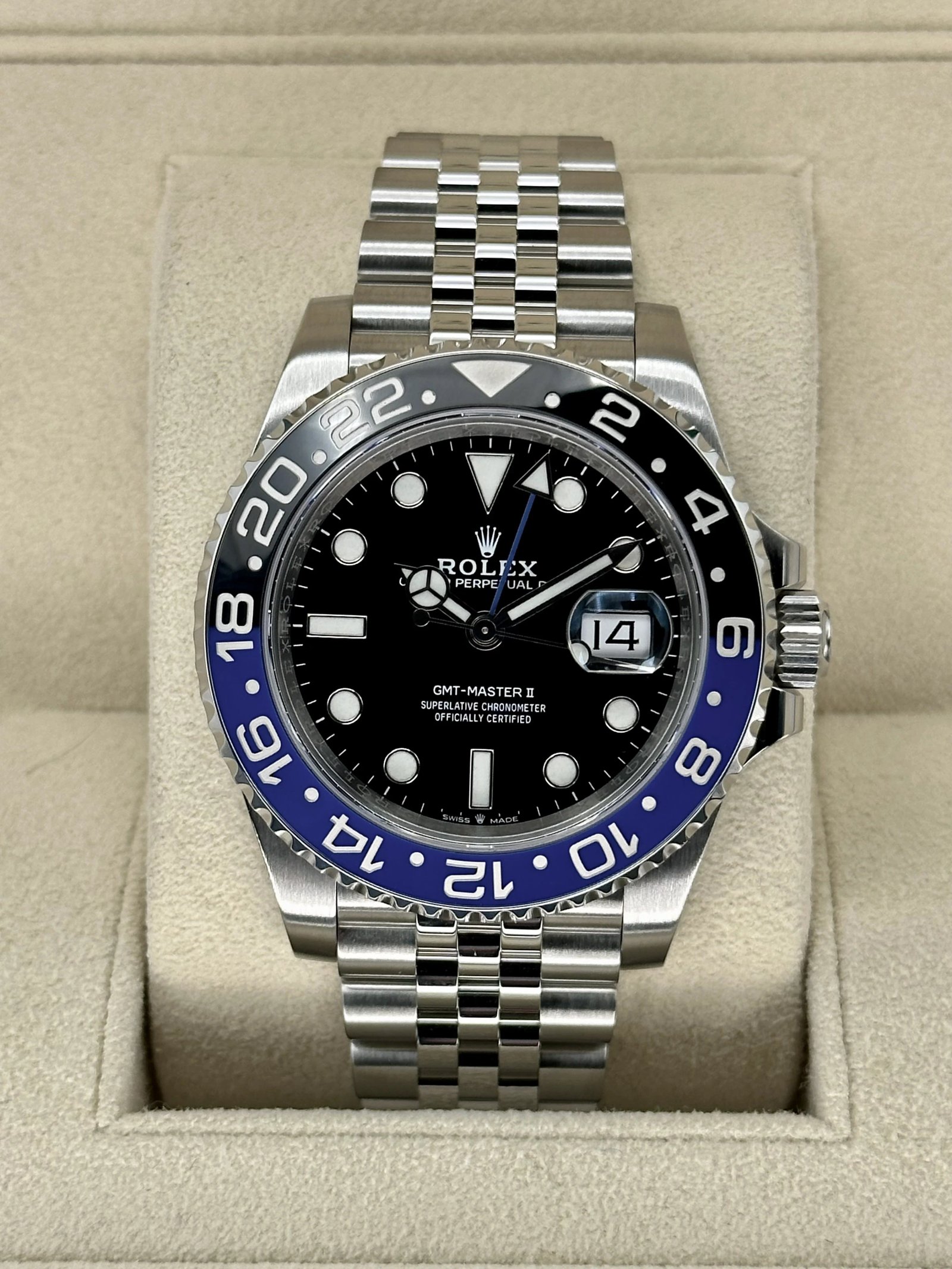 2021 Rolex GMT-Master II "Batgirl" 40mm 126710BLNR Jubilee Black Dial