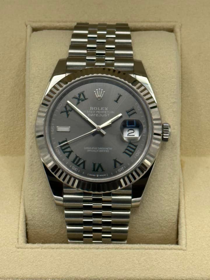2021 Rolex Datejust 41mm 126334 Jubilee Wimbledon Dial