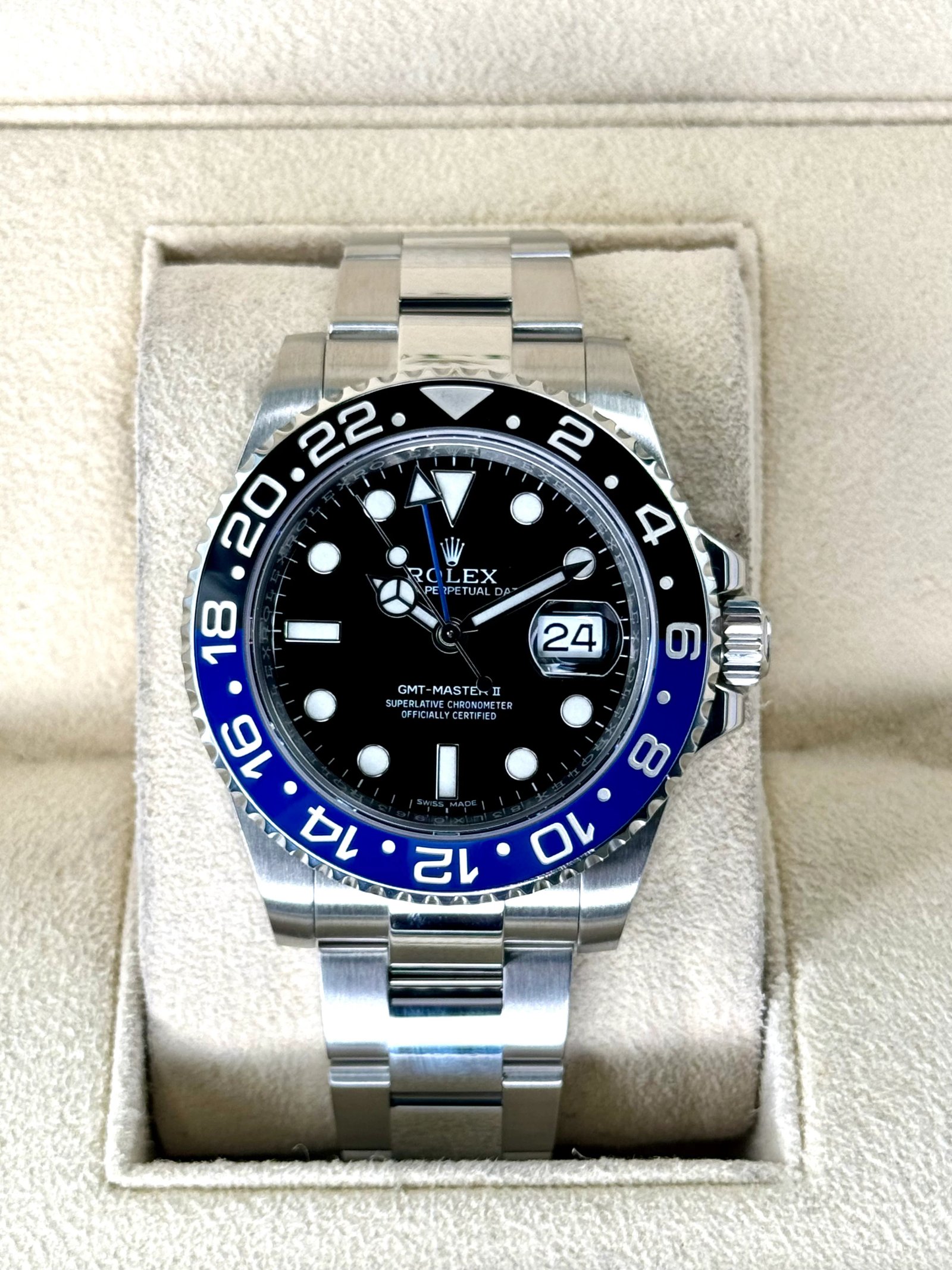 2014 Rolex GMT-Master II “Batman” 40mm 116710BLNR Oyster