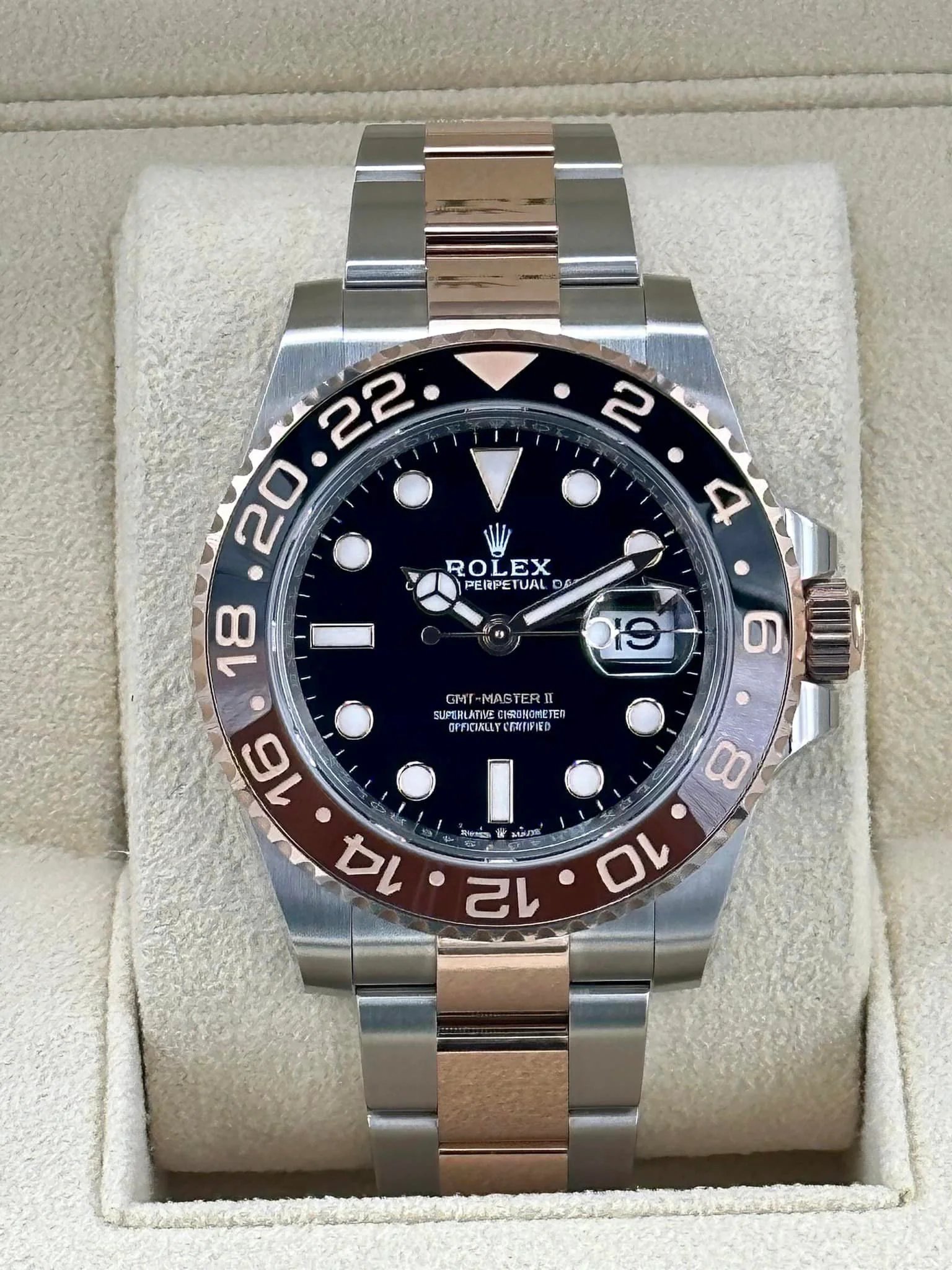 NEW 2023 Rolex GMT-Master II "Rootbeer" 40mm 126711CHNR Two-Tone