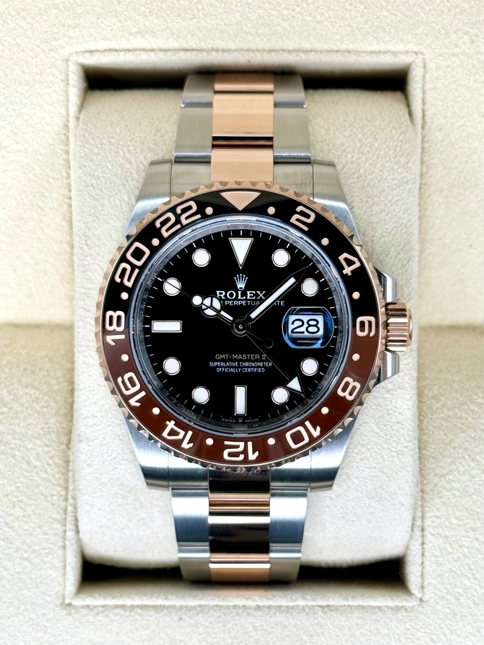 2022 Rolex GMT-Master II "Rootbeer" 40mm 126711CHNR Two-Tone