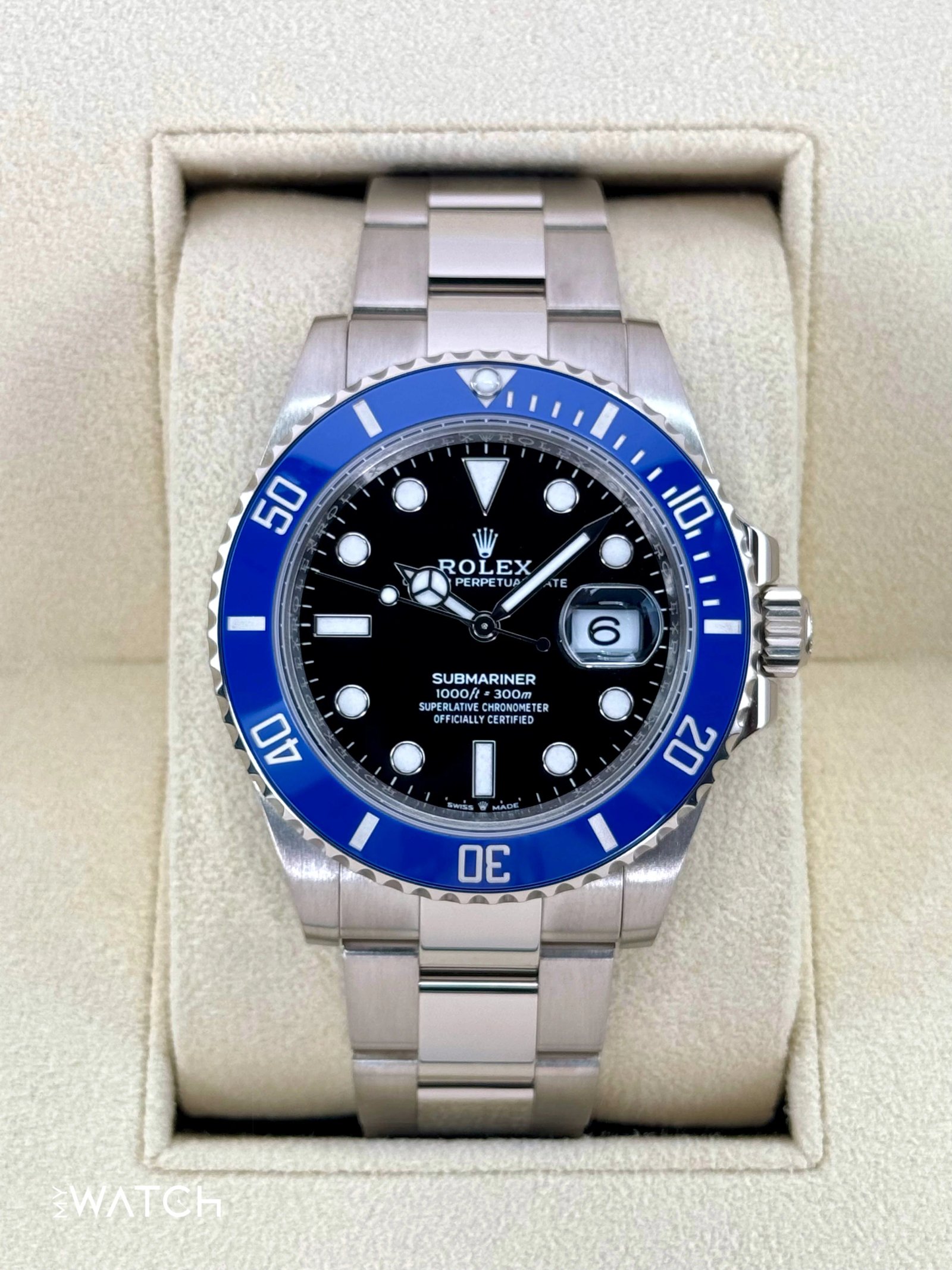 2024 Rolex Submariner “Cookie Monster ” 41mm 126619LB White Gold Black Dial