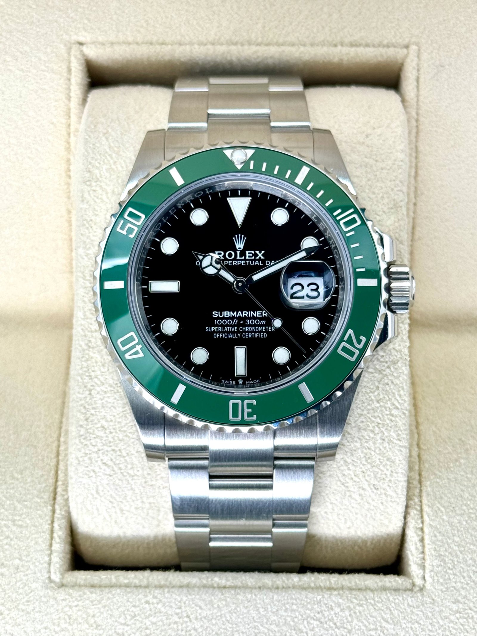 2022 Rolex Submariner "Starbucks" 41mm 126610LV Black Dial