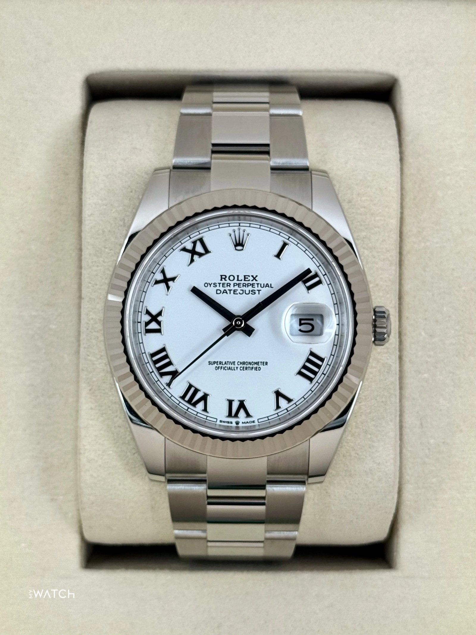 NEW 2025 Rolex Datejust 41mm 126334 Stainless Steel Oyster White Dial