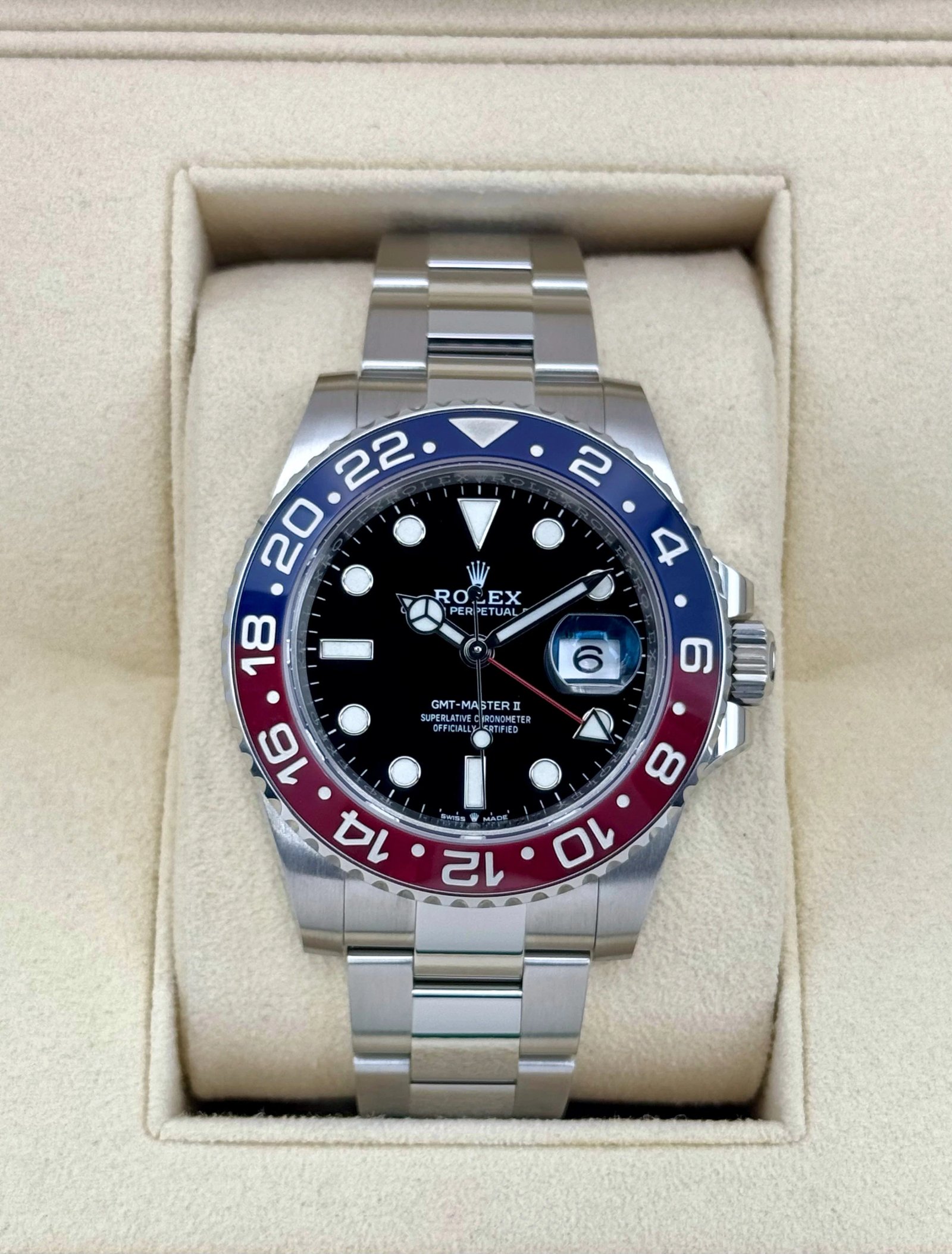2022 Rolex GMT-Master II "Pepsi" 40mm 126710BLRO Oyster