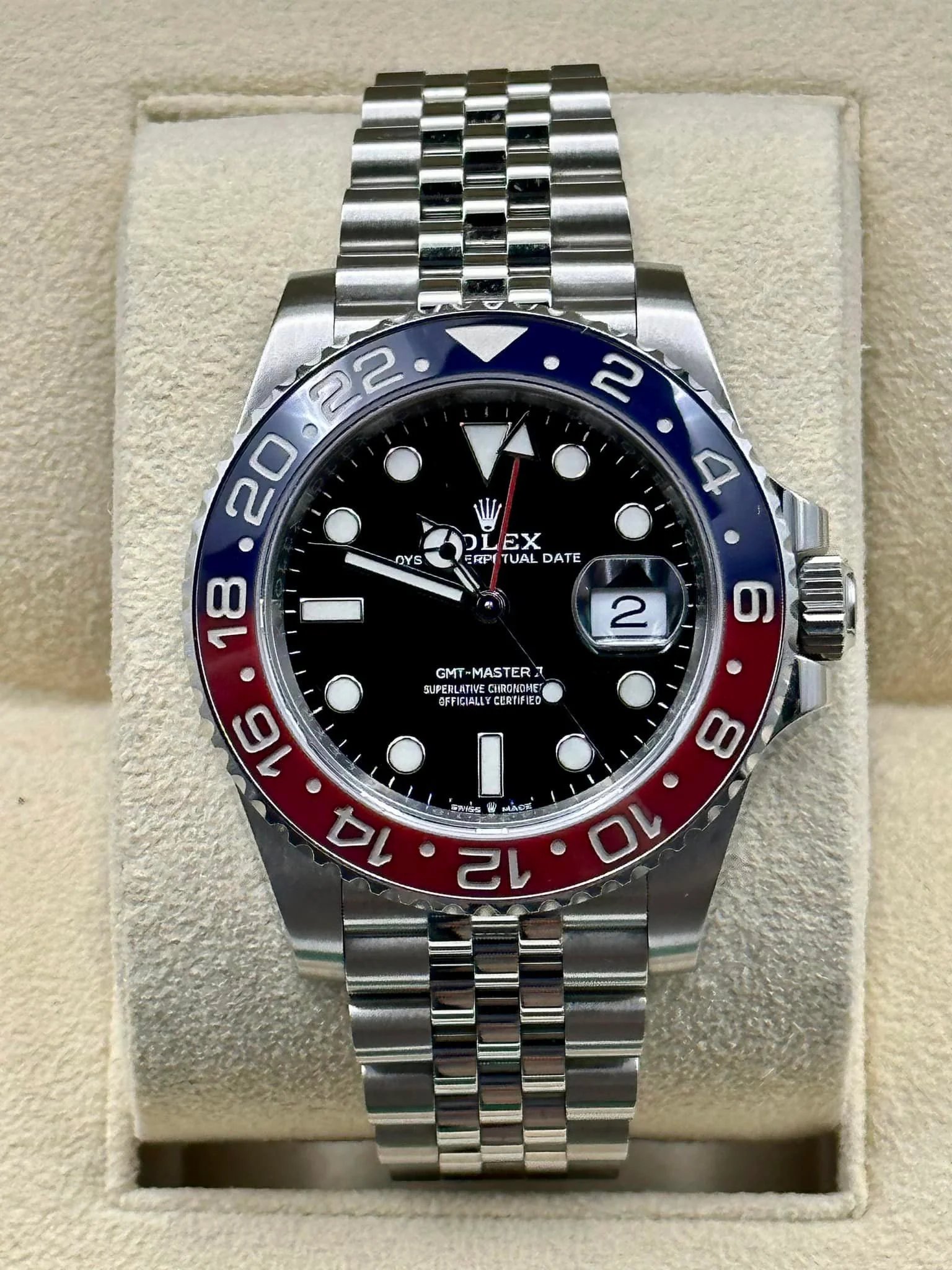 2020 Rolex GMT-Master II "Pepsi" 40mm 126710BLRO Jubilee