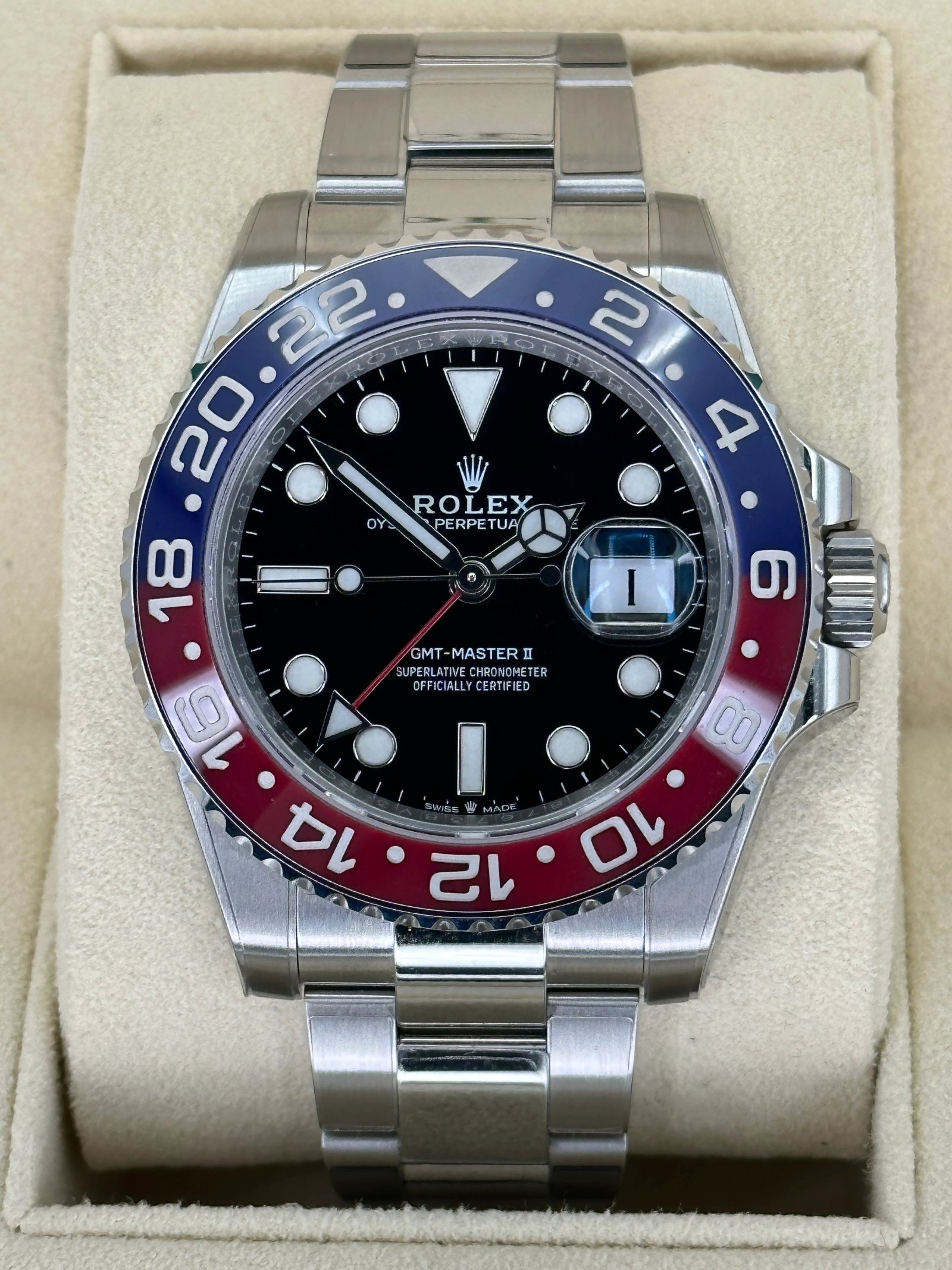 2022 Rolex GMT-Master II "Pepsi" 40mm 126710BLRO Oyster