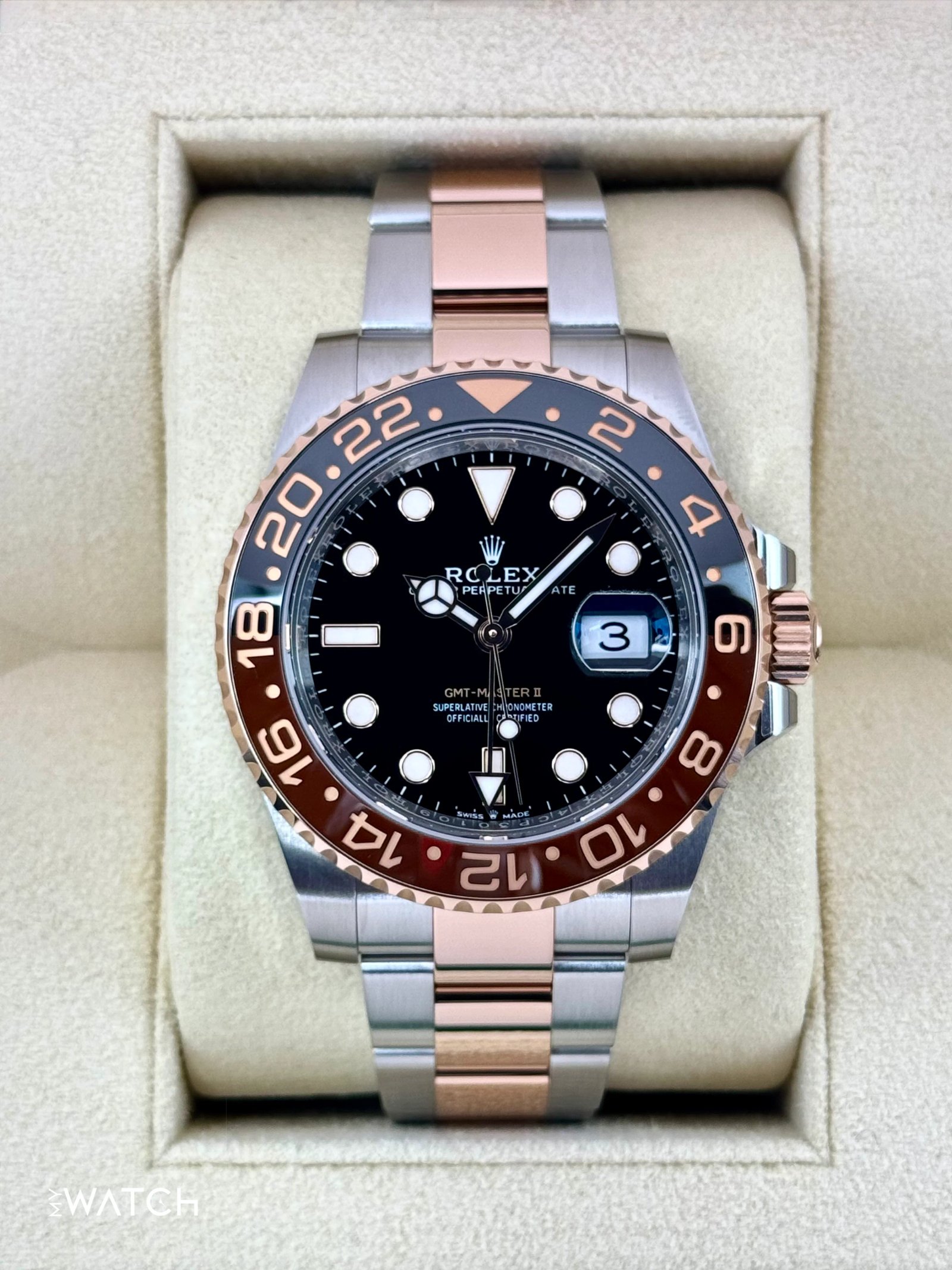 2024 Rolex GMT-Master II "Rootbeer" 40mm 126711CHNR Two-Tone