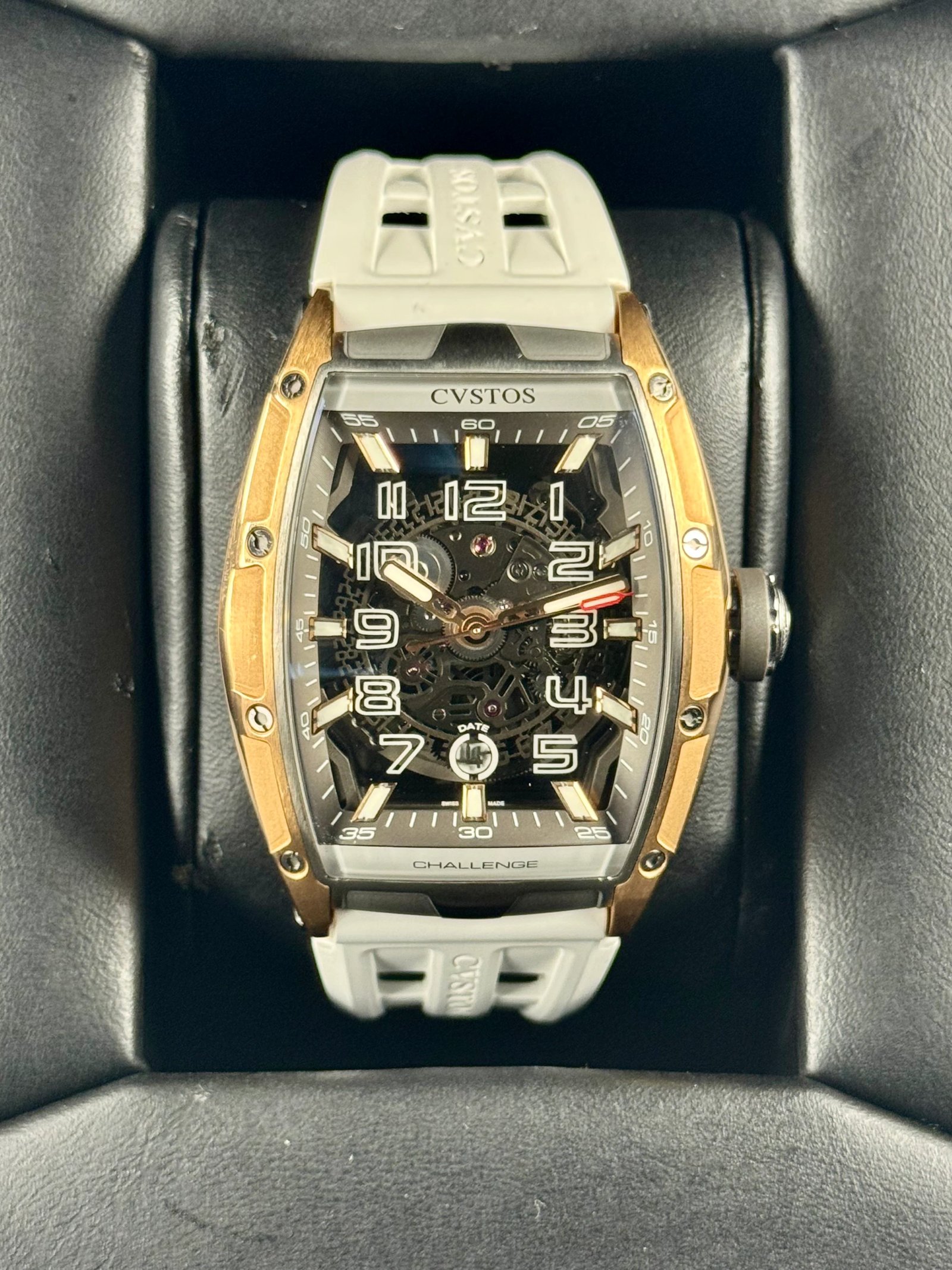 Cvstos Challenge II JetLiner SL Brancard 41mm Rose Gold & Titanium Skeleton