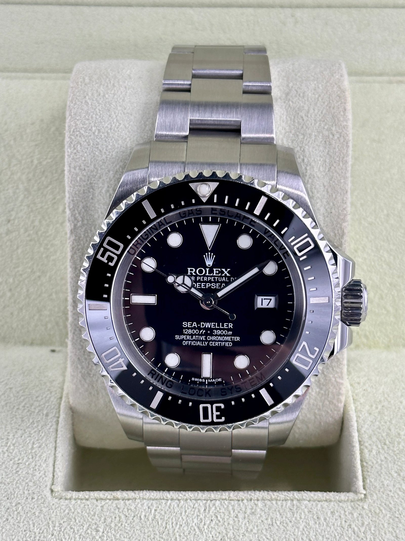 2014 Rolex Deepsea 44mm 116660 Stainless Steel Black Dial