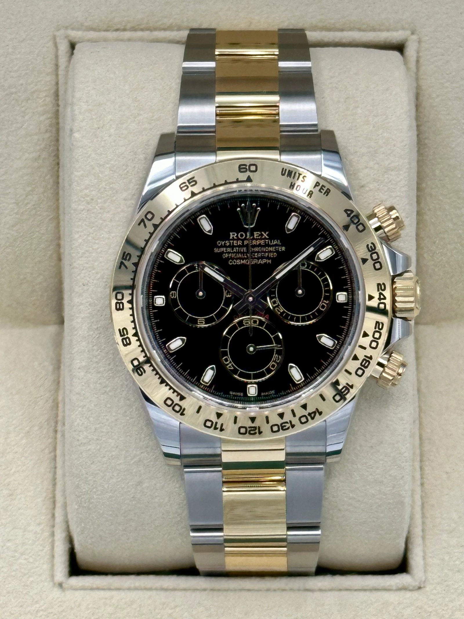 2022 Rolex Daytona 40mm 116503 Two-Tone Black Dial