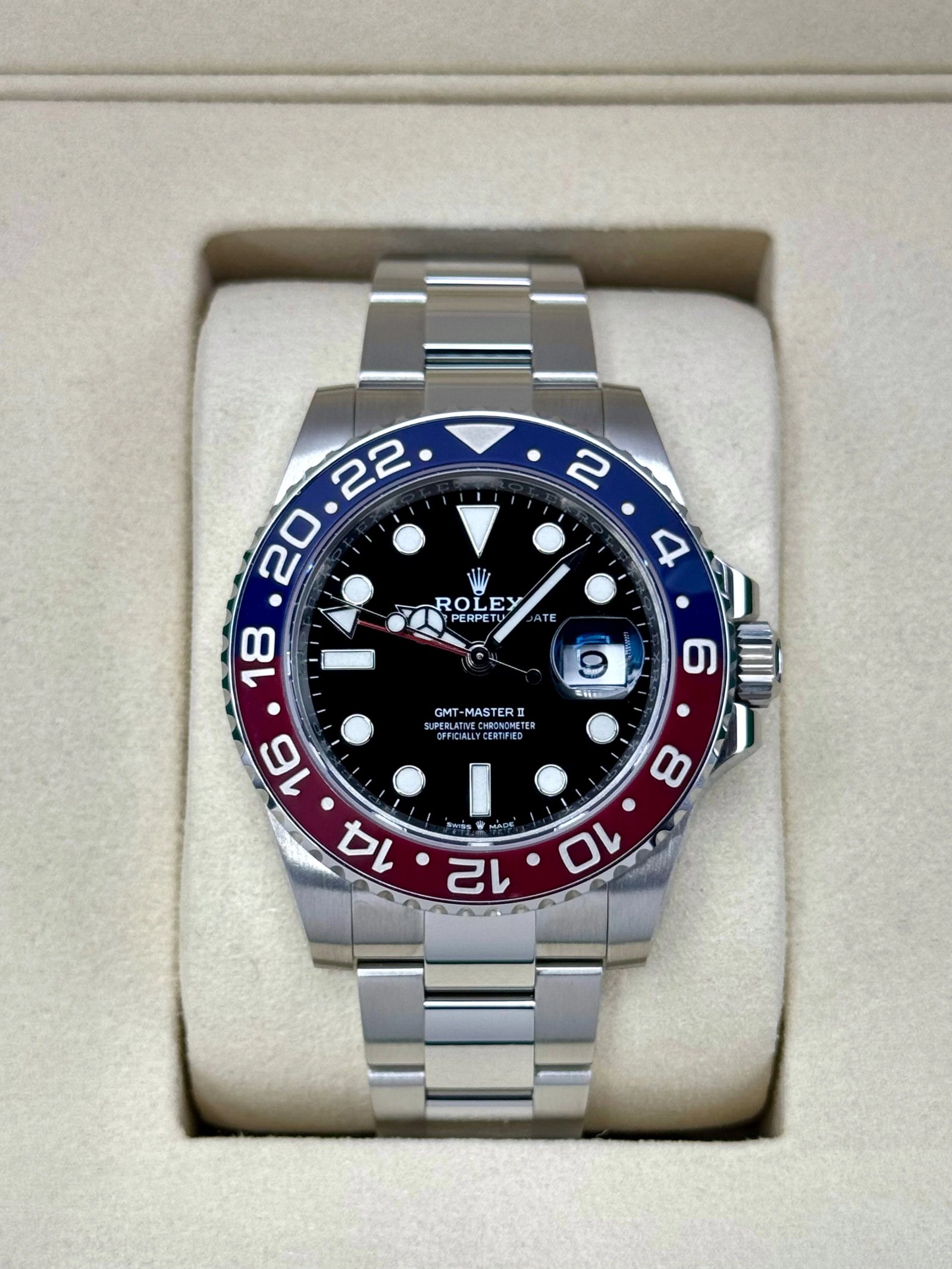 NEW 2025 Rolex GMT-Master II "Pepsi" 40mm 126710BLRO Oyster