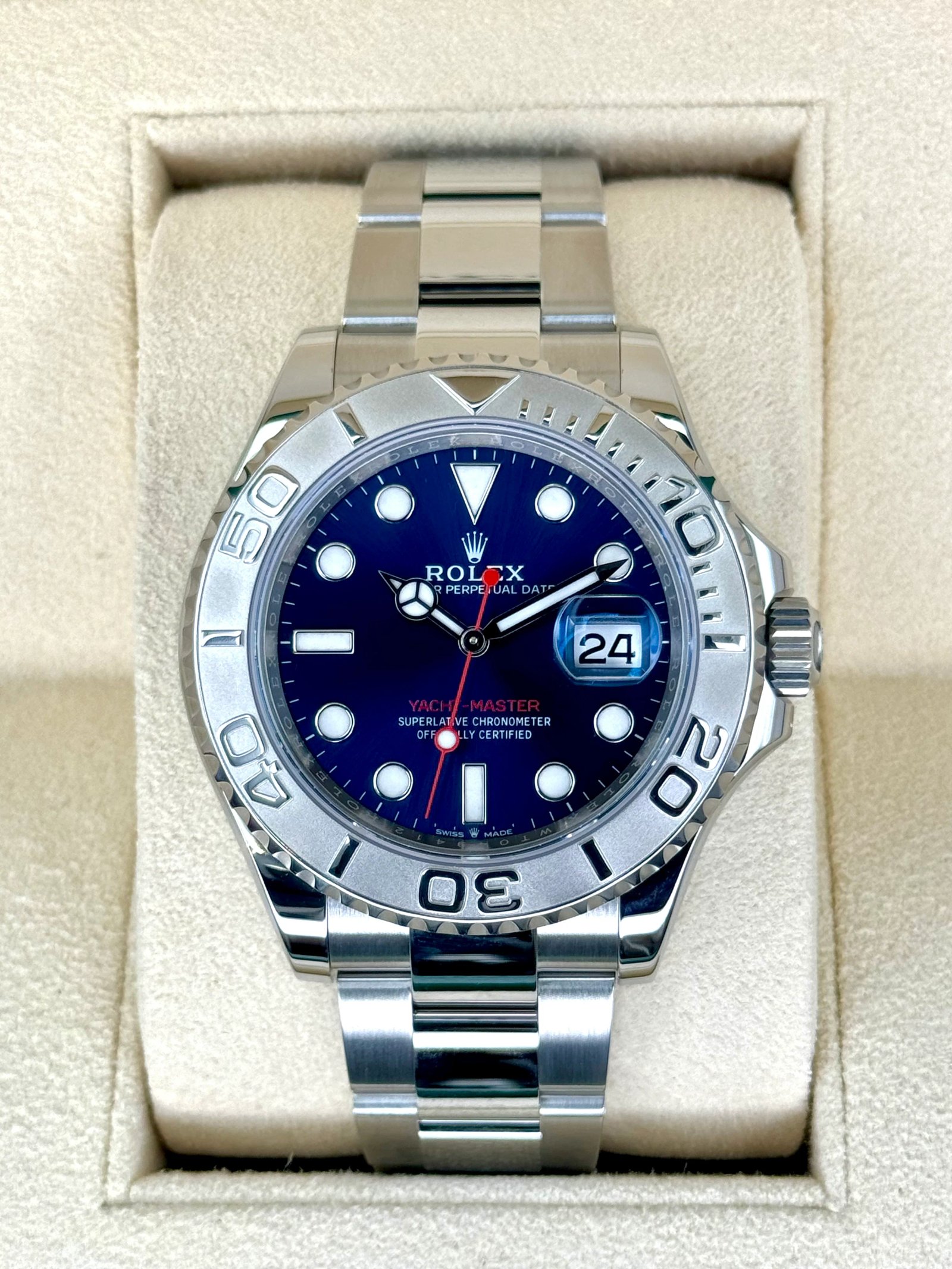 2023 Rolex Yacht-Master 40m 126622 Stainless Steel Blue Dial