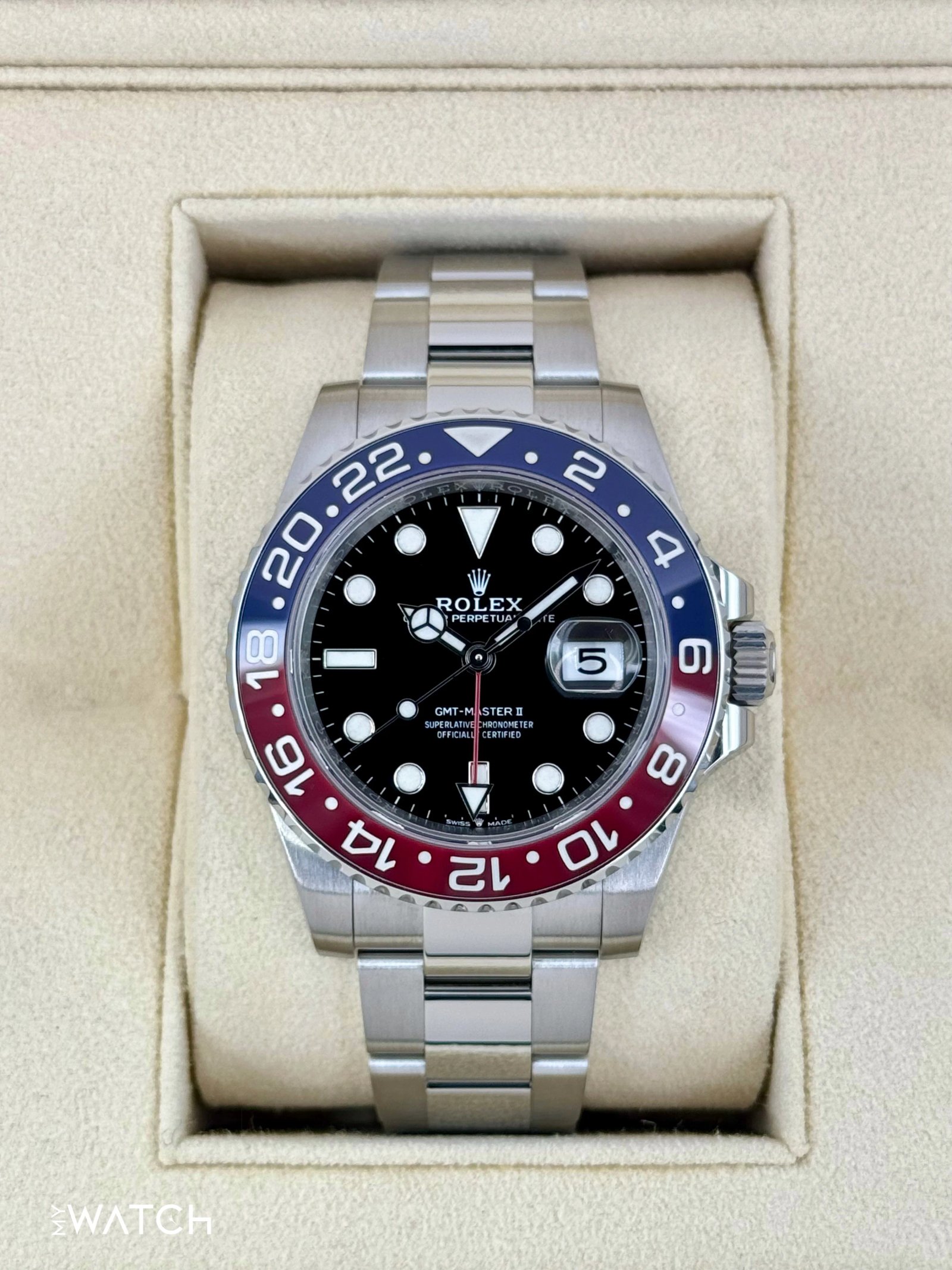 2022 Rolex GMT-Master II "Pepsi" 40mm 126710BLRO Oyster