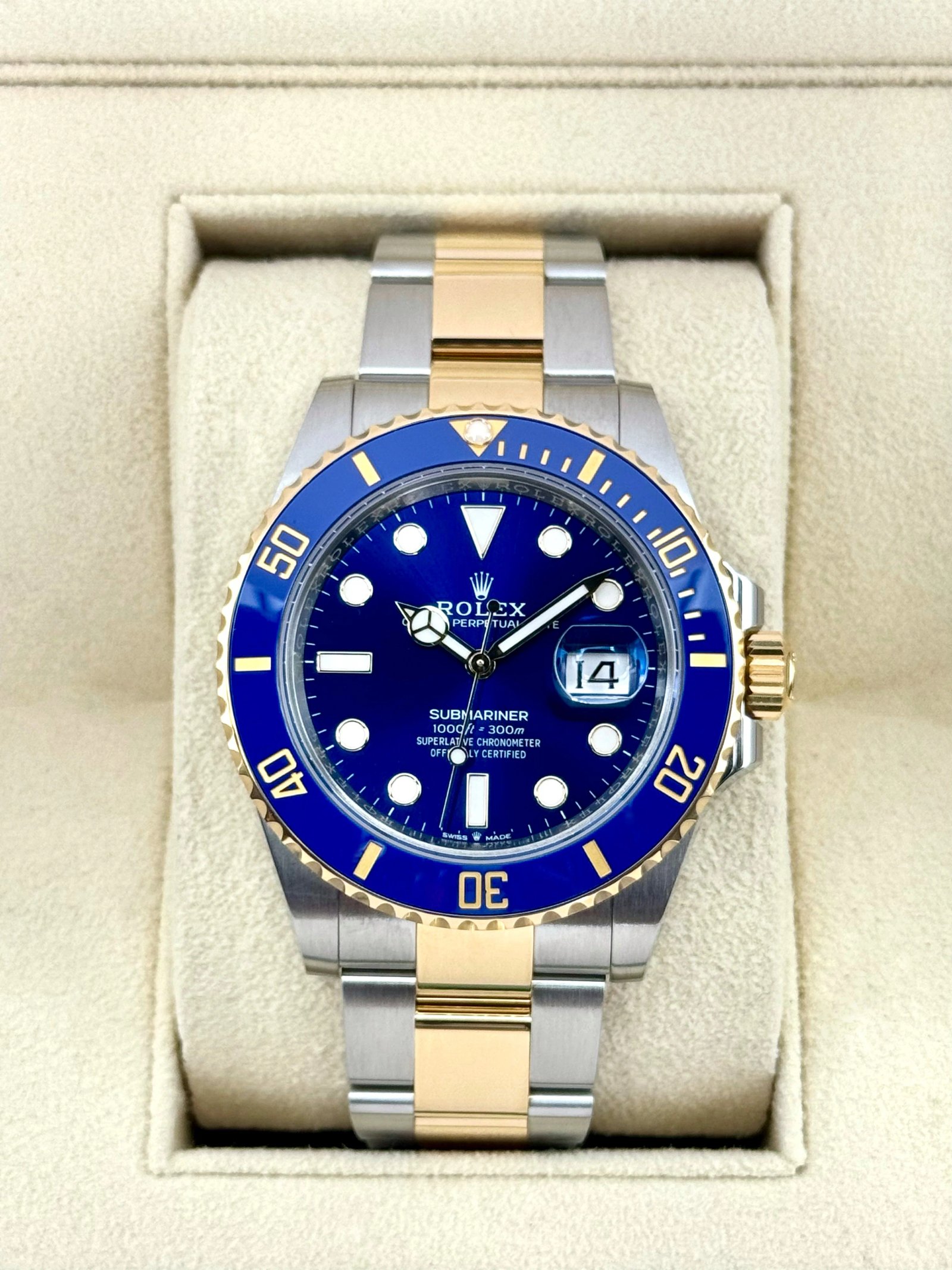 2023 Rolex Submariner "Bluesy" 41mm 126613LB Two-Tone Blue Dial