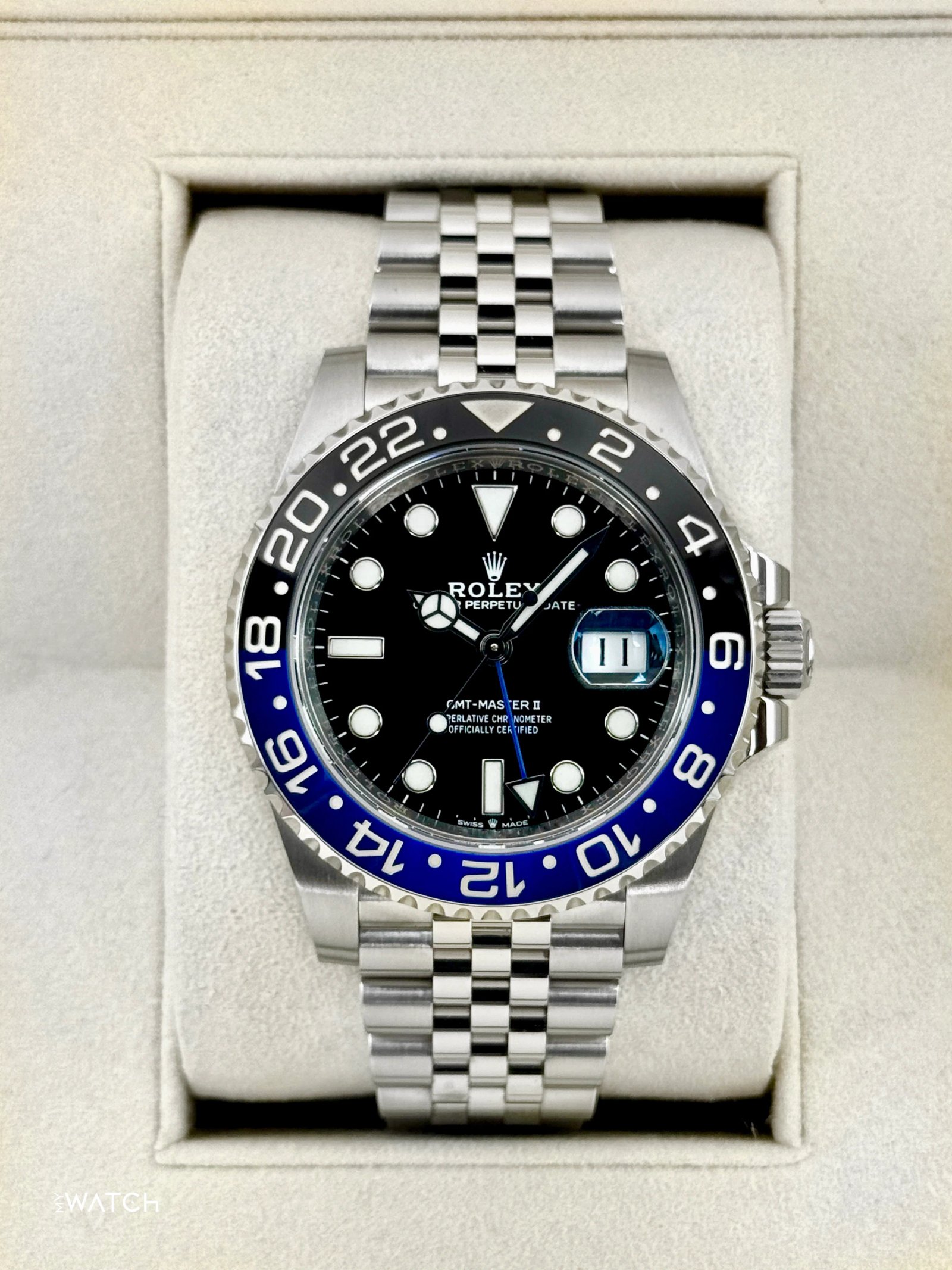 2020 Rolex GMT-Master II "Batgirl" 40mm 126710BLNR Jubilee