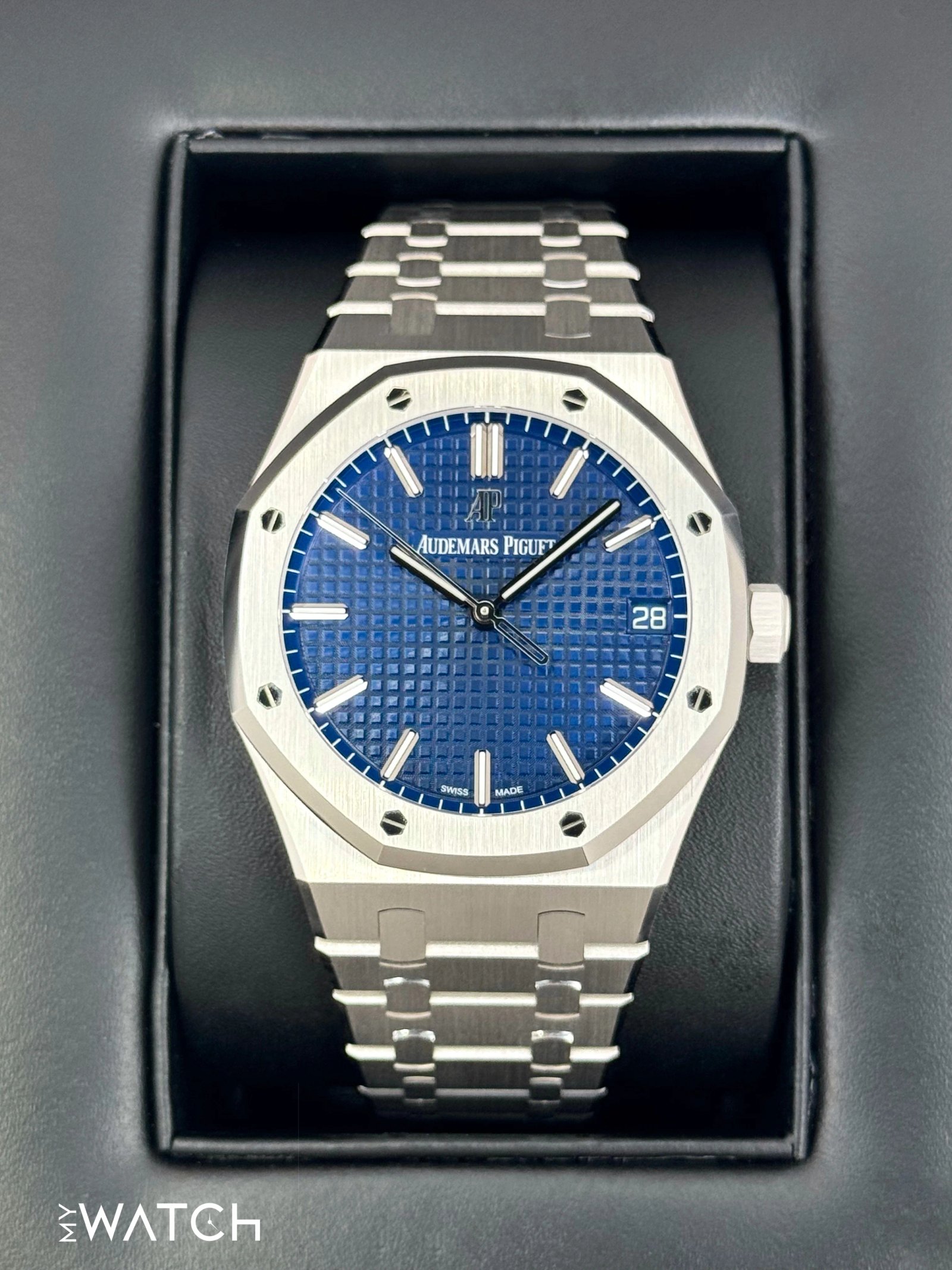 NEW 2021 Audemars Piguet Royal Oak 41mm 15503BC Blue Dial