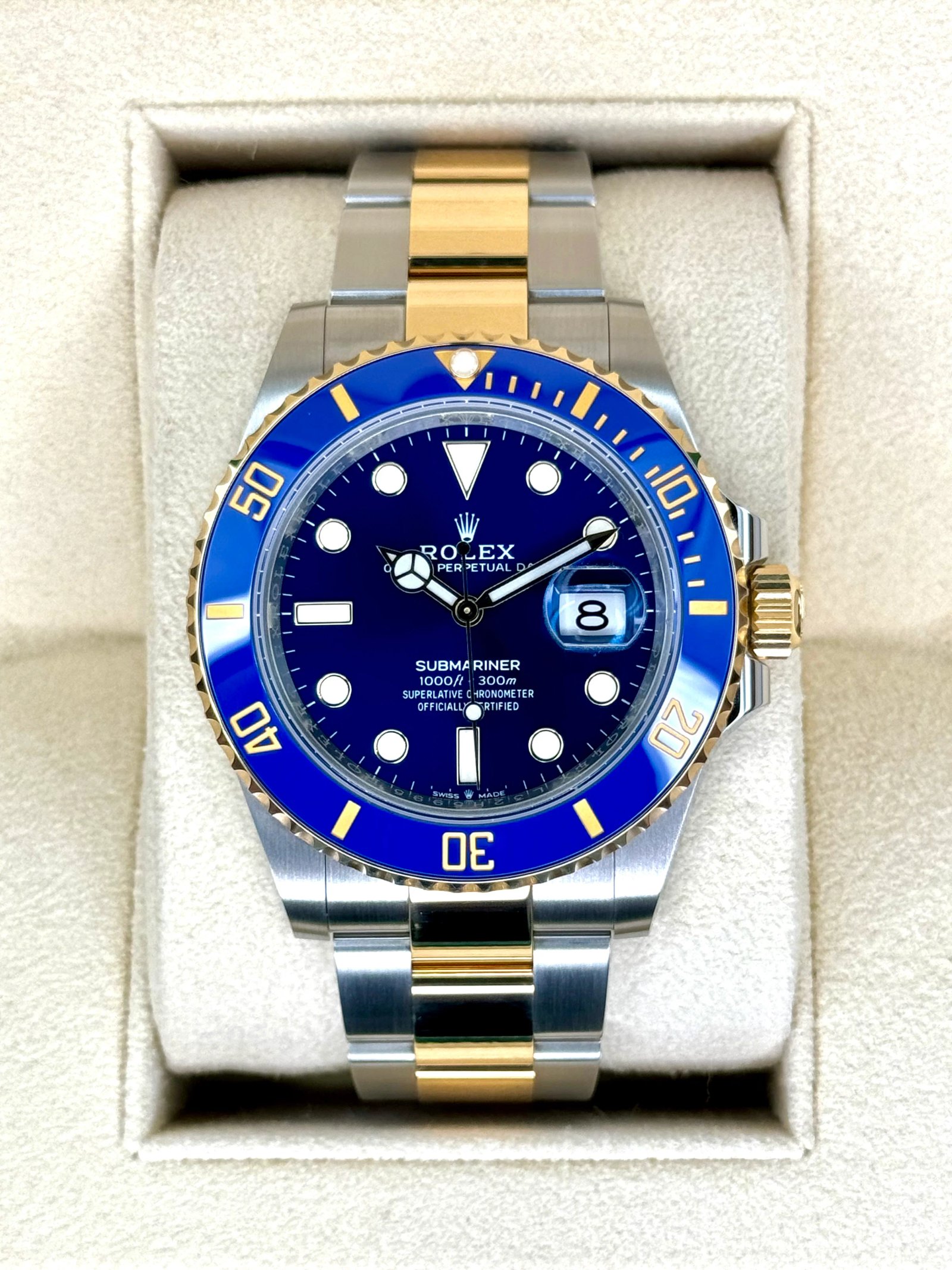 2023 Rolex Submariner "Bluesy" 41mm 126613LB Two-Tone Blue Dial