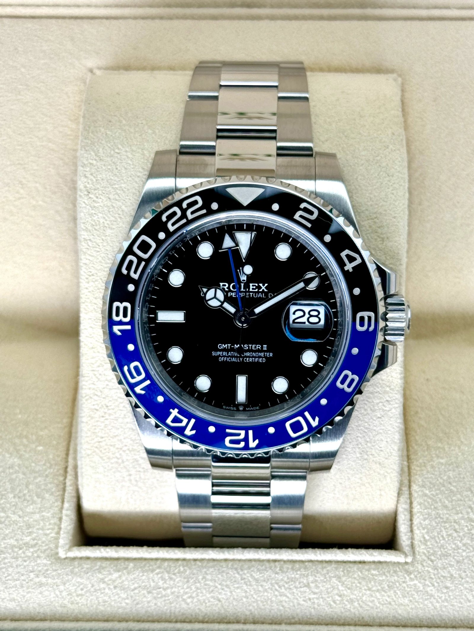 2021 Rolex GMT-Master II "Batman" 40mm 126710BLNR Oyster