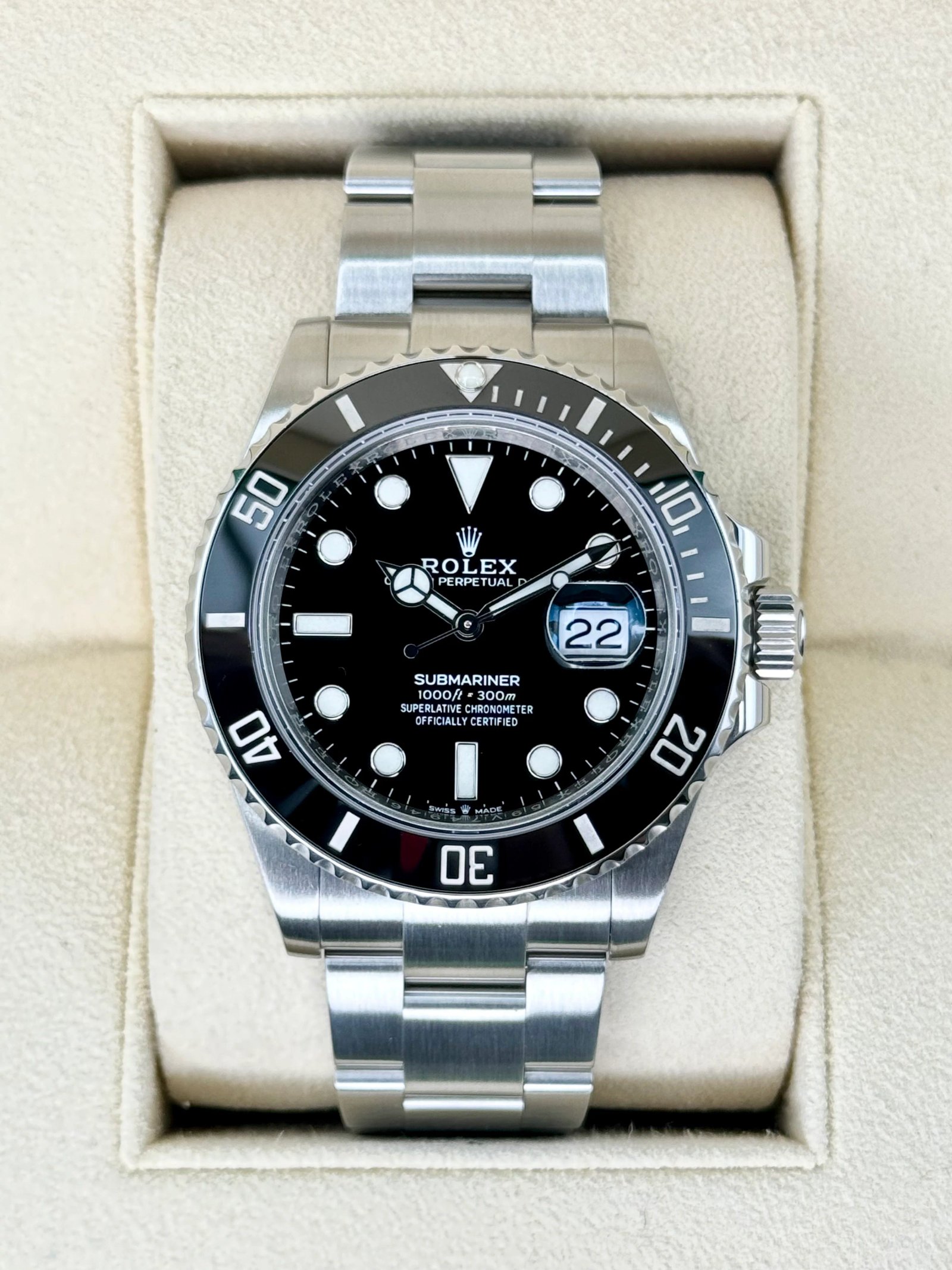 2021 Rolex Submariner 41mm 126610LN Stainless Steel Black Dial