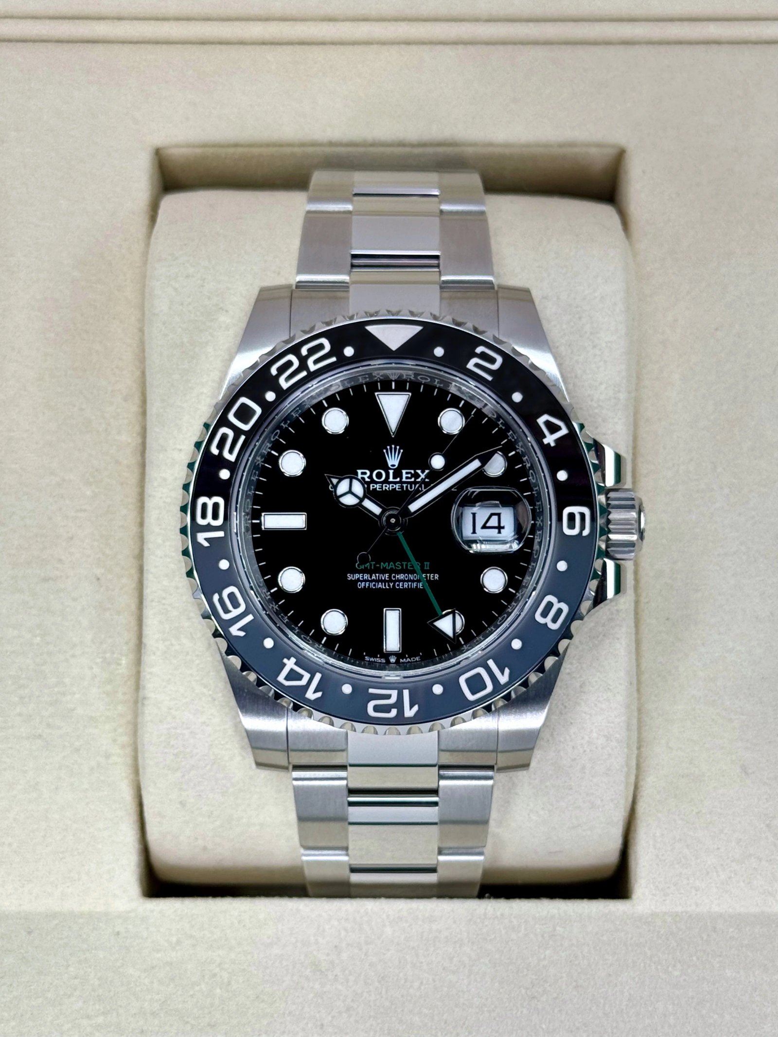 NEW 2025 Rolex GMT-Master II "Bruce Wayne" 40mm 126710GRNR Oyster