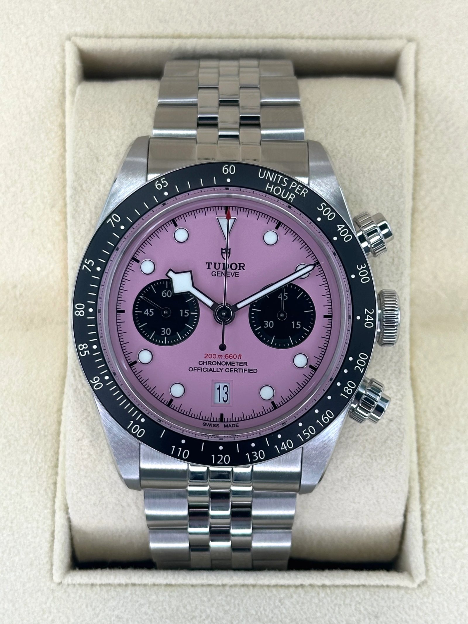 NEW 2025 Tudor Black Bay Chrono 41mm 79360N Pink Dial