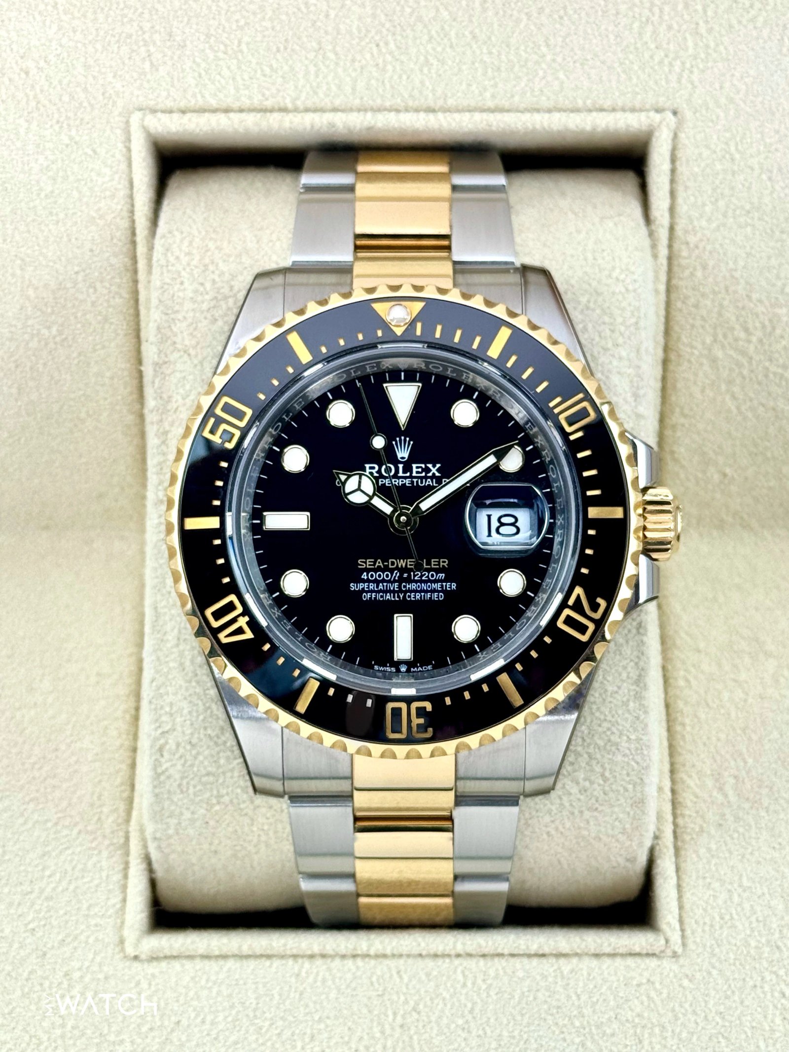 2023 Rolex Sea-Dweller 43mm 126603 Two-Tone Black Dial