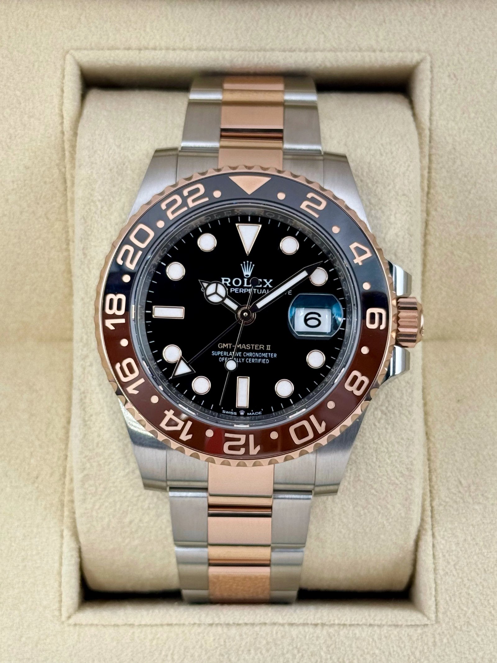 2024 Rolex GMT-Master II "Rootbeer" 40mm 126711CHNR Two-Tone