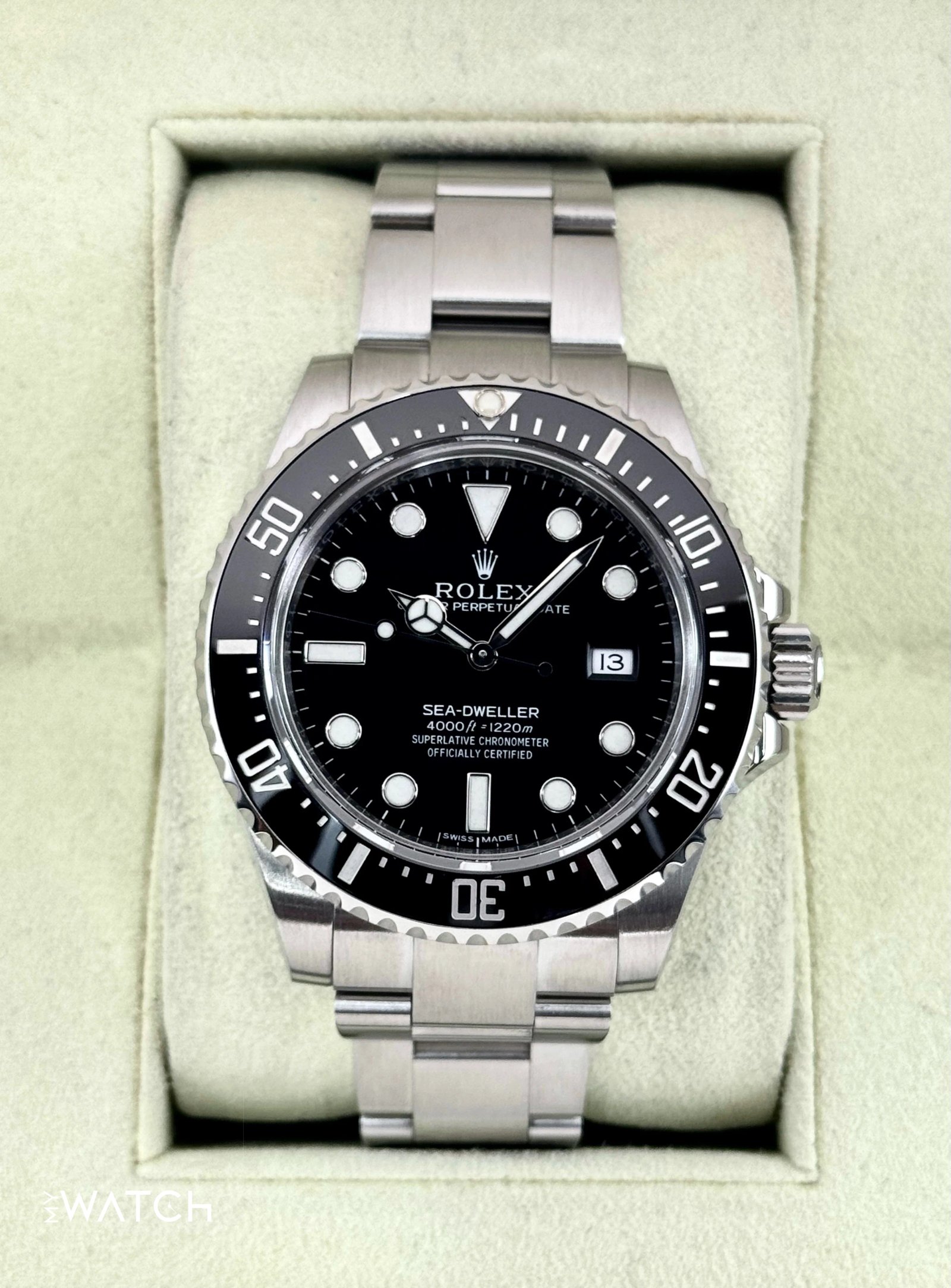 2014 Rolex Sea-Dweller 4000 "SD4K" 40mm 116600 Black Dial