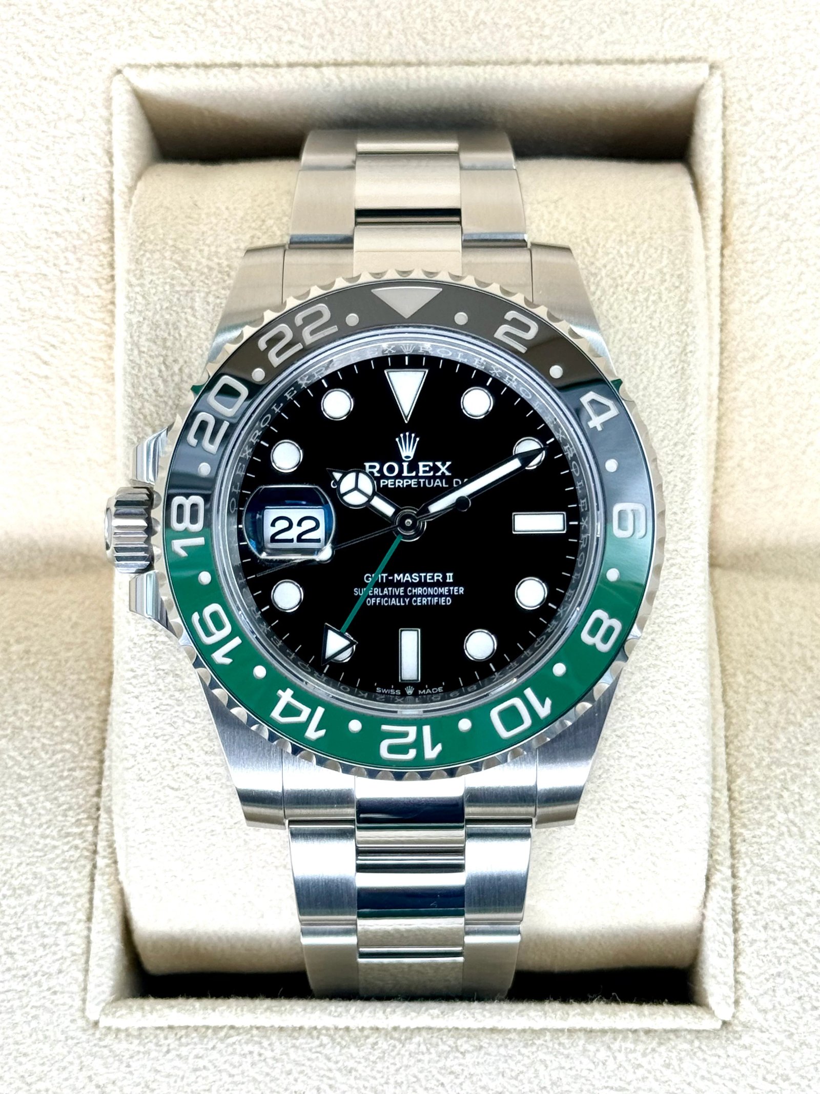 2023 Rolex GMT-Master II "Sprite" 40mm 126720VTNR Oyster