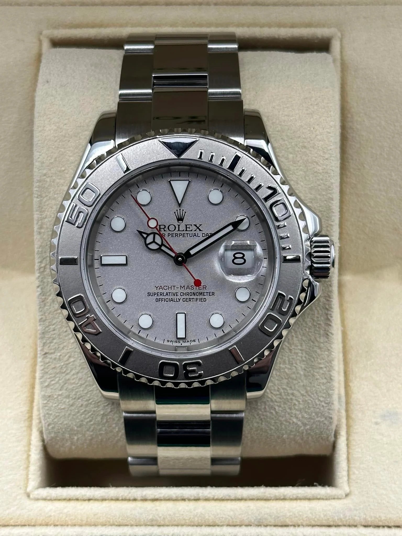Rolex Yacht-Master 40mm 16622 Platinum Bezel and Dial