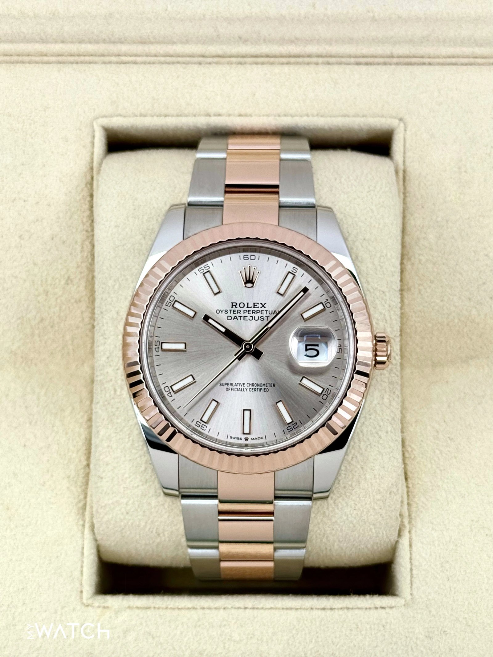 2023 Rolex Datejust 41mm 126331 Two-Tone Oyster Sundust Dial