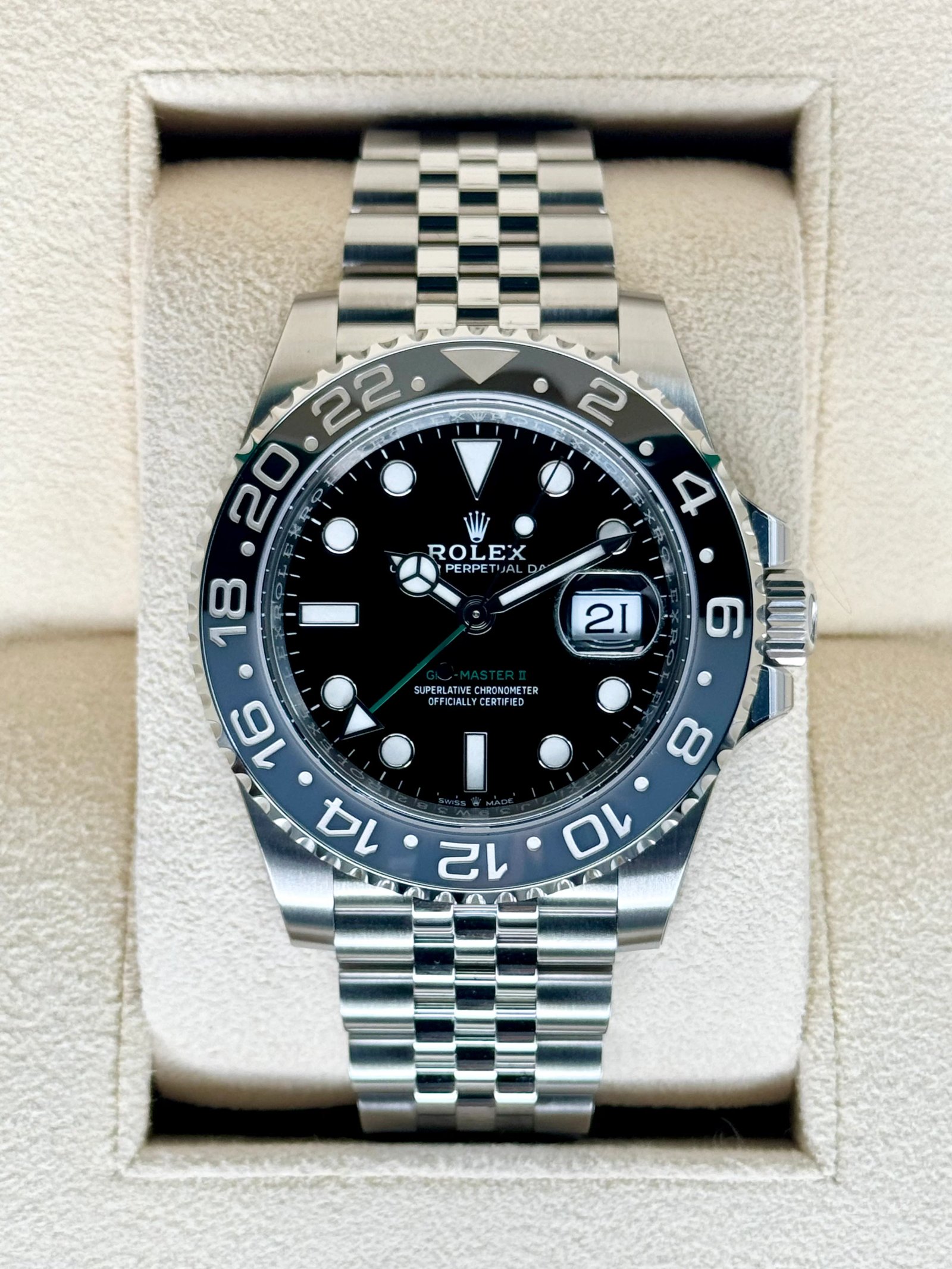 NEW 2025 Rolex GMT-Master II "Bruce Wayne" 40mm 126710GRNR Black Dial