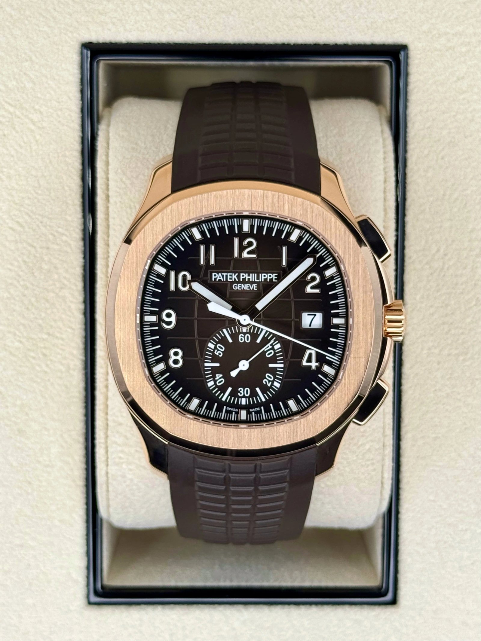 2024 Patek Philippe 5968R Aquanaut Chronograph Rose Gold