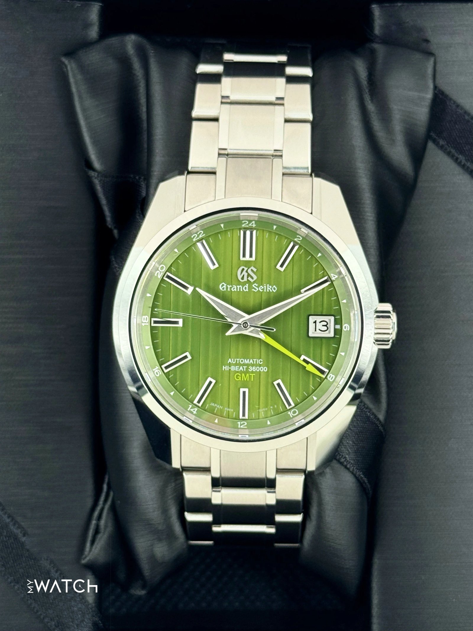 2025 Grand Seiko GMT 40mm SBGJ259G Stainless Steel Green Dial