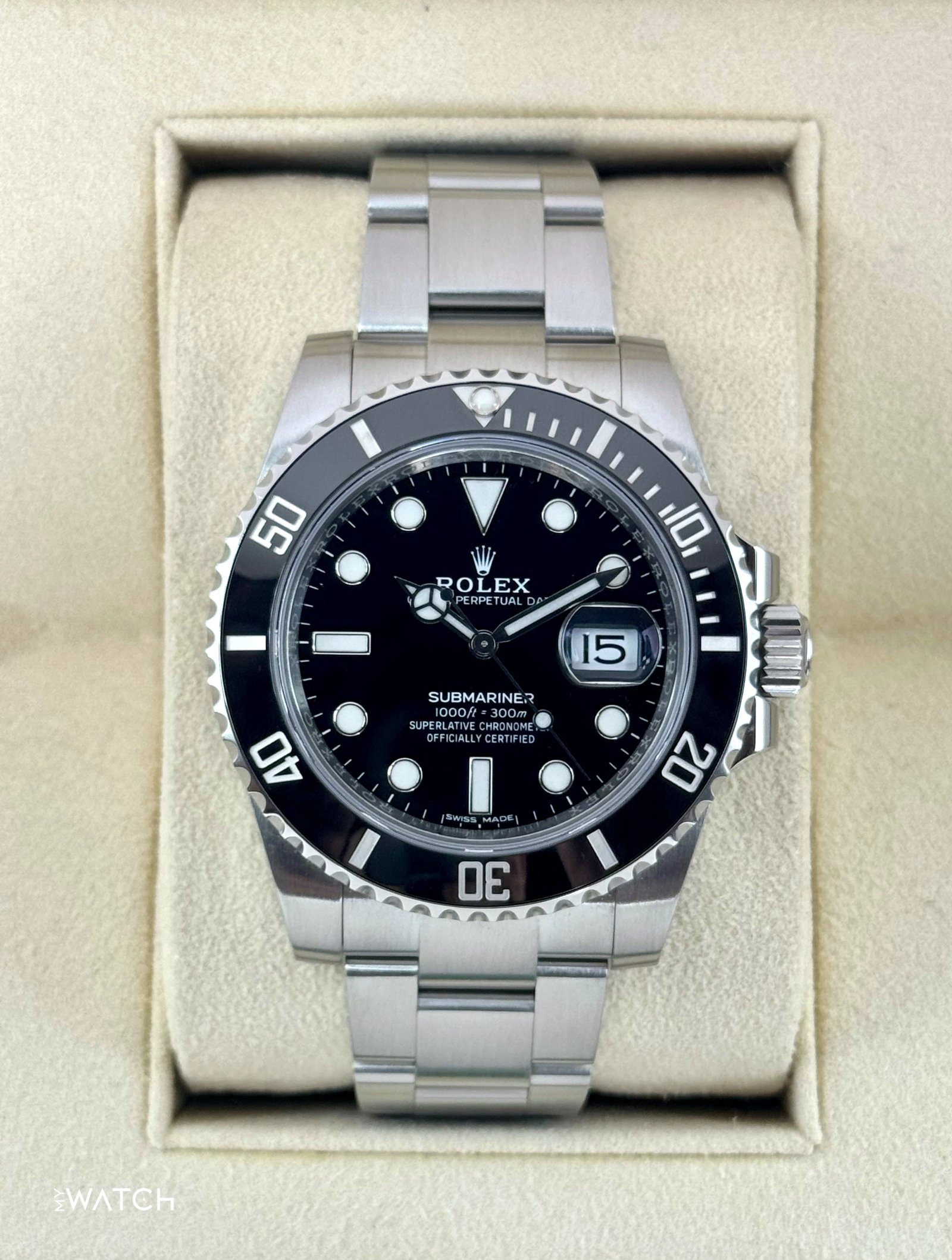 2020 Rolex Submariner 40mm 116610LN Stainless Steel Black Dial