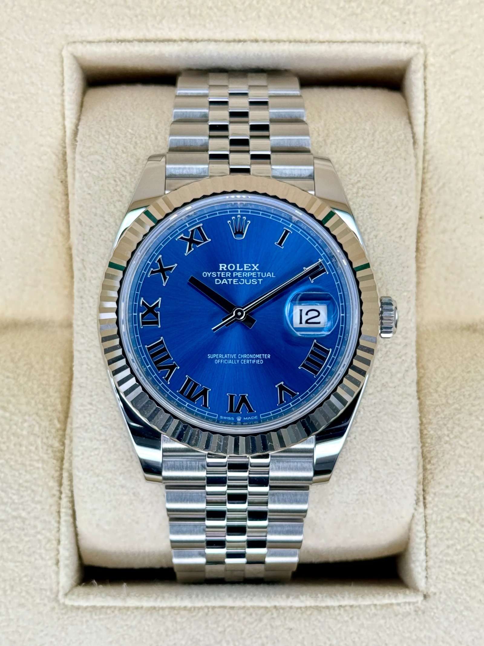 NEW 2025 Rolex Datejust 41mm 126334 Jubilee Blue Roman Numeral Dial