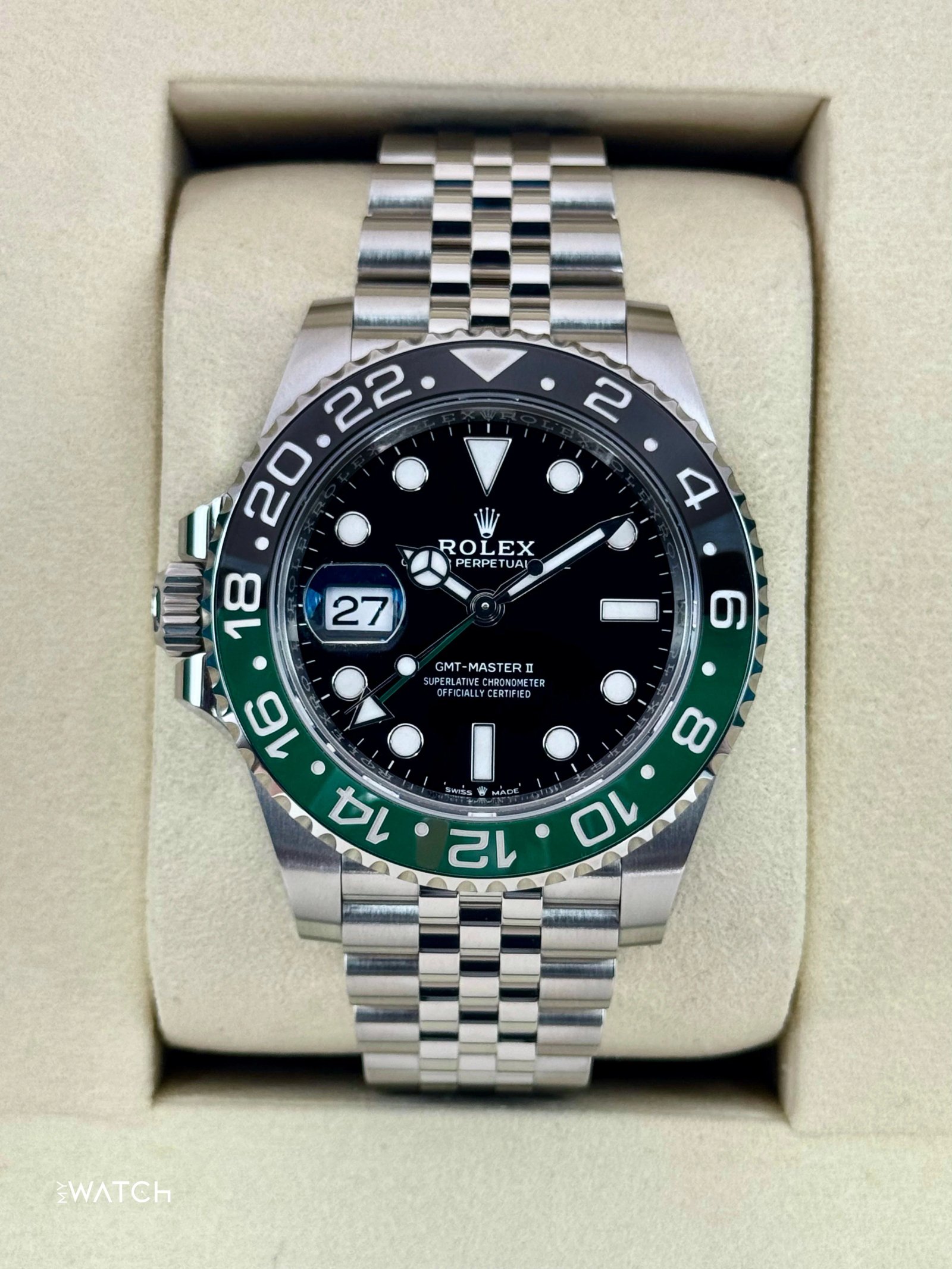 NEW 2025 Rolex GMT-Master II "Sprite" 40mm 126720VTNR Jubilee