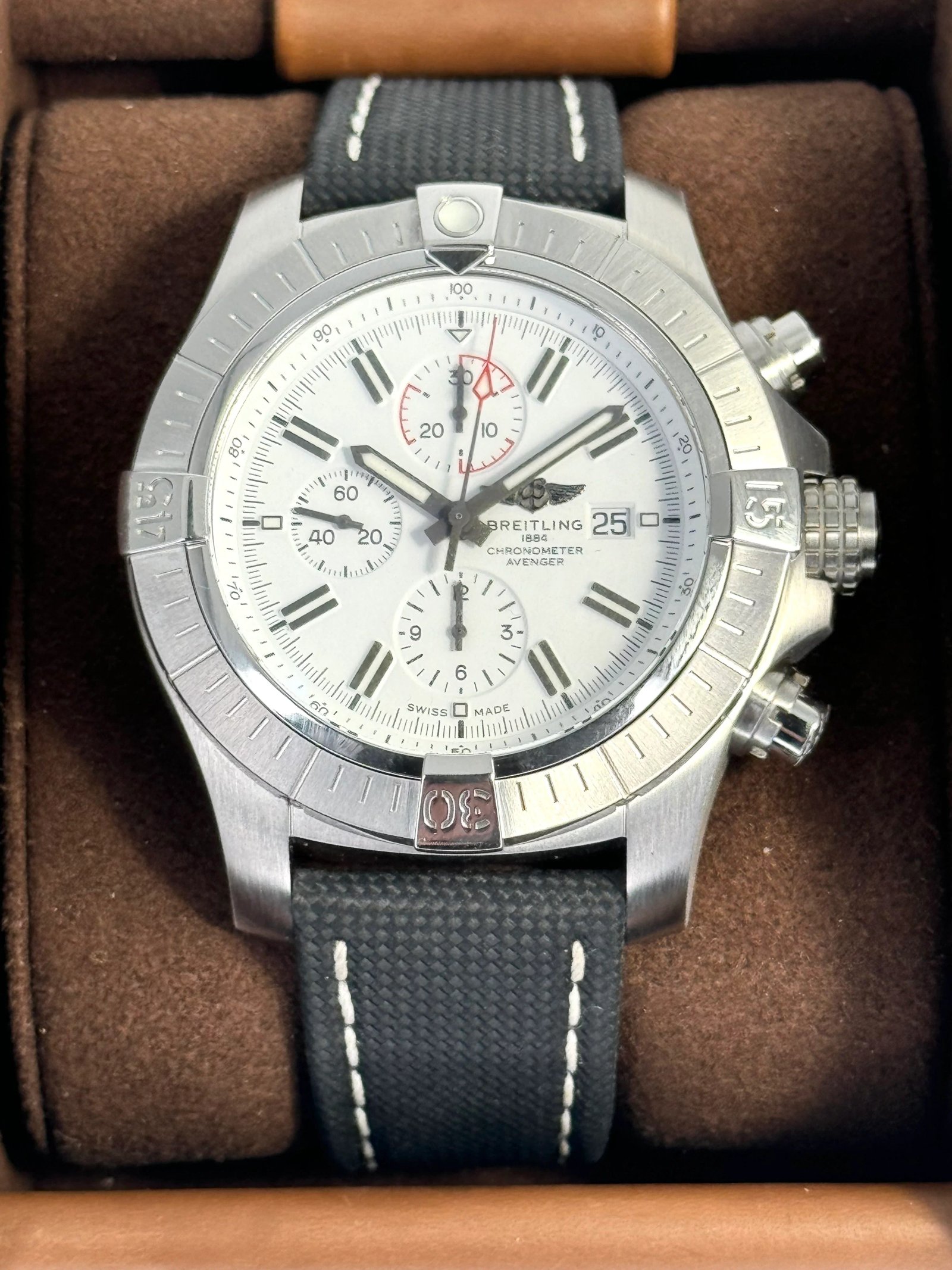 2021 Ltd. Edition Super Avenger 48mm A13375 Stainless Steel White Dial