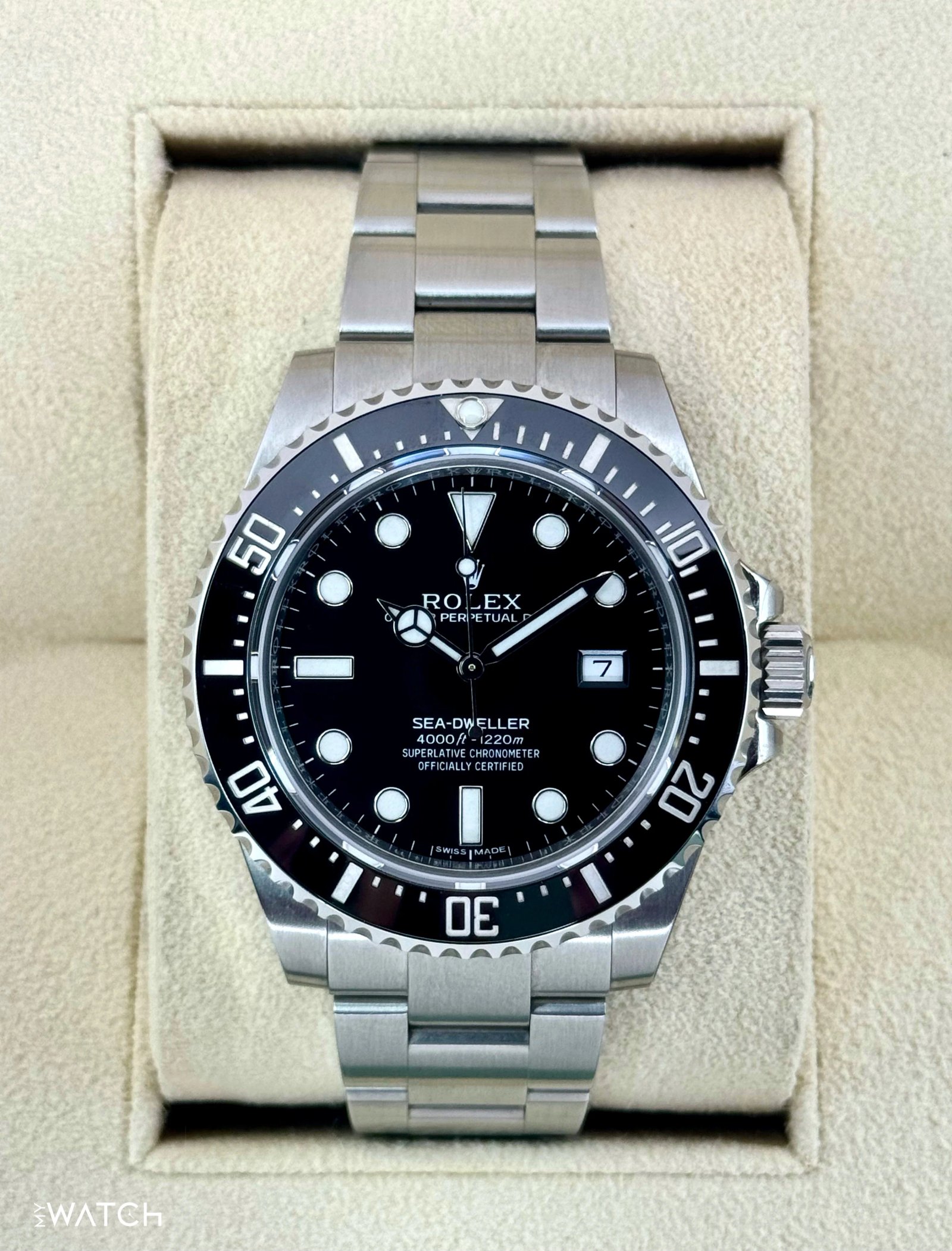 2016 Rolex Sea-Dweller 4000 "SD4K" 40mm 116600 Black Dial