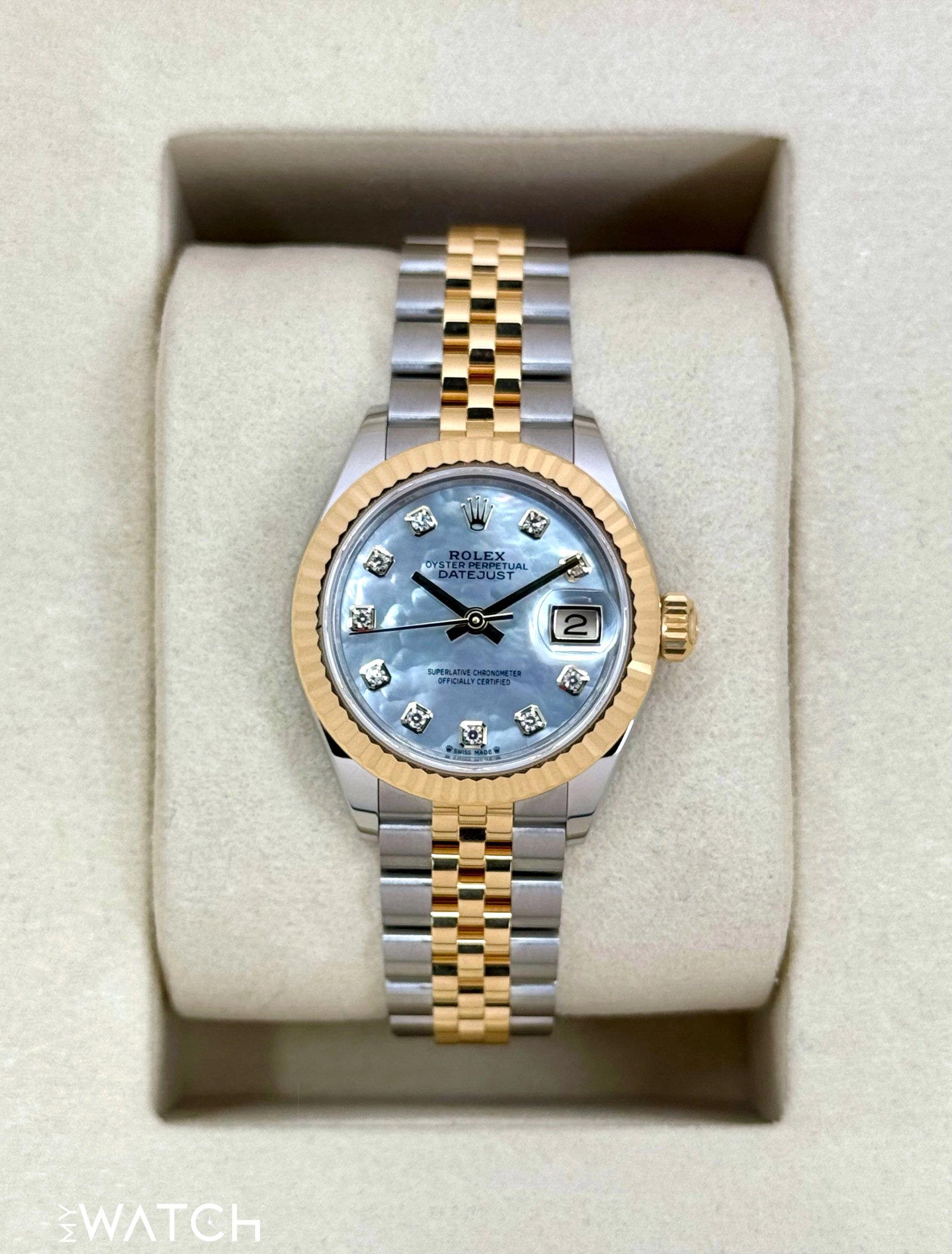 NEW 2025 Rolex Lady Datejust 28mm 279173 Jubilee MOP Diamond Dial