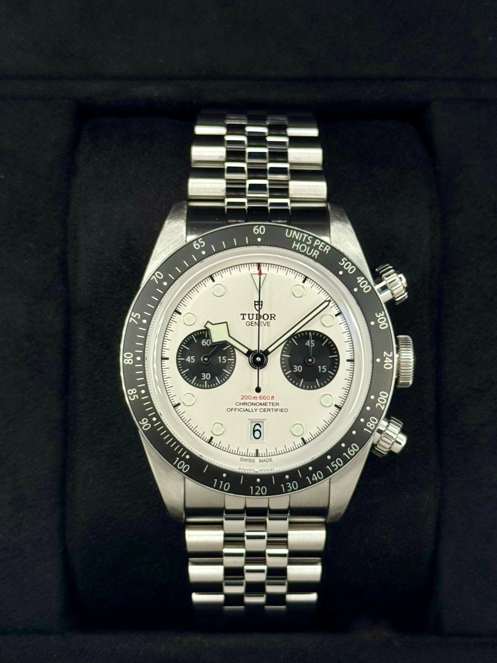 2024 Tudor Black Bay Chrono 41mm 79360N Opaline Panda Dial