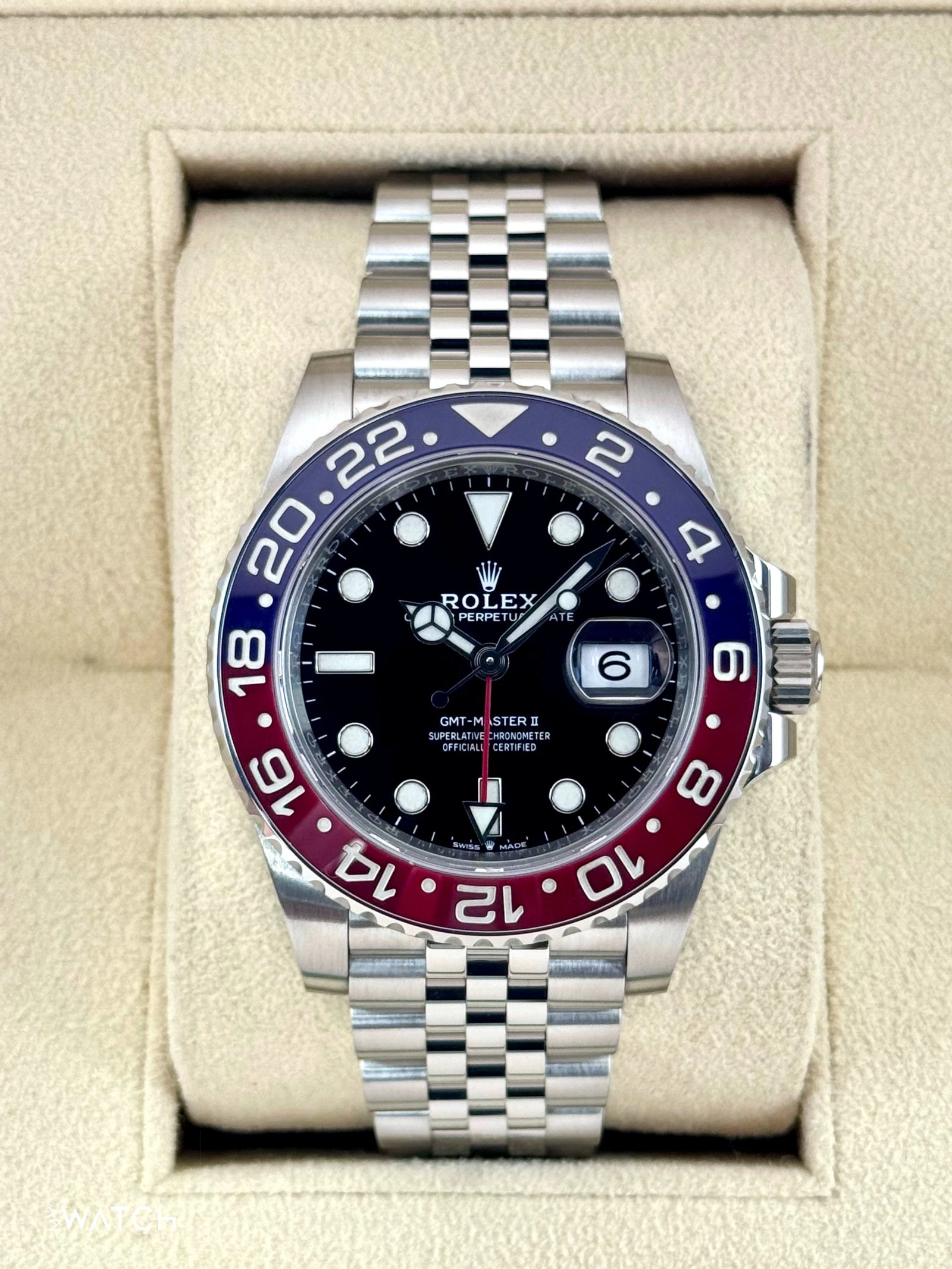 2020 Rolex GMT-Master II "Pepsi" 40mm 126710BLRO Jubilee (BOTH BRACELETS)