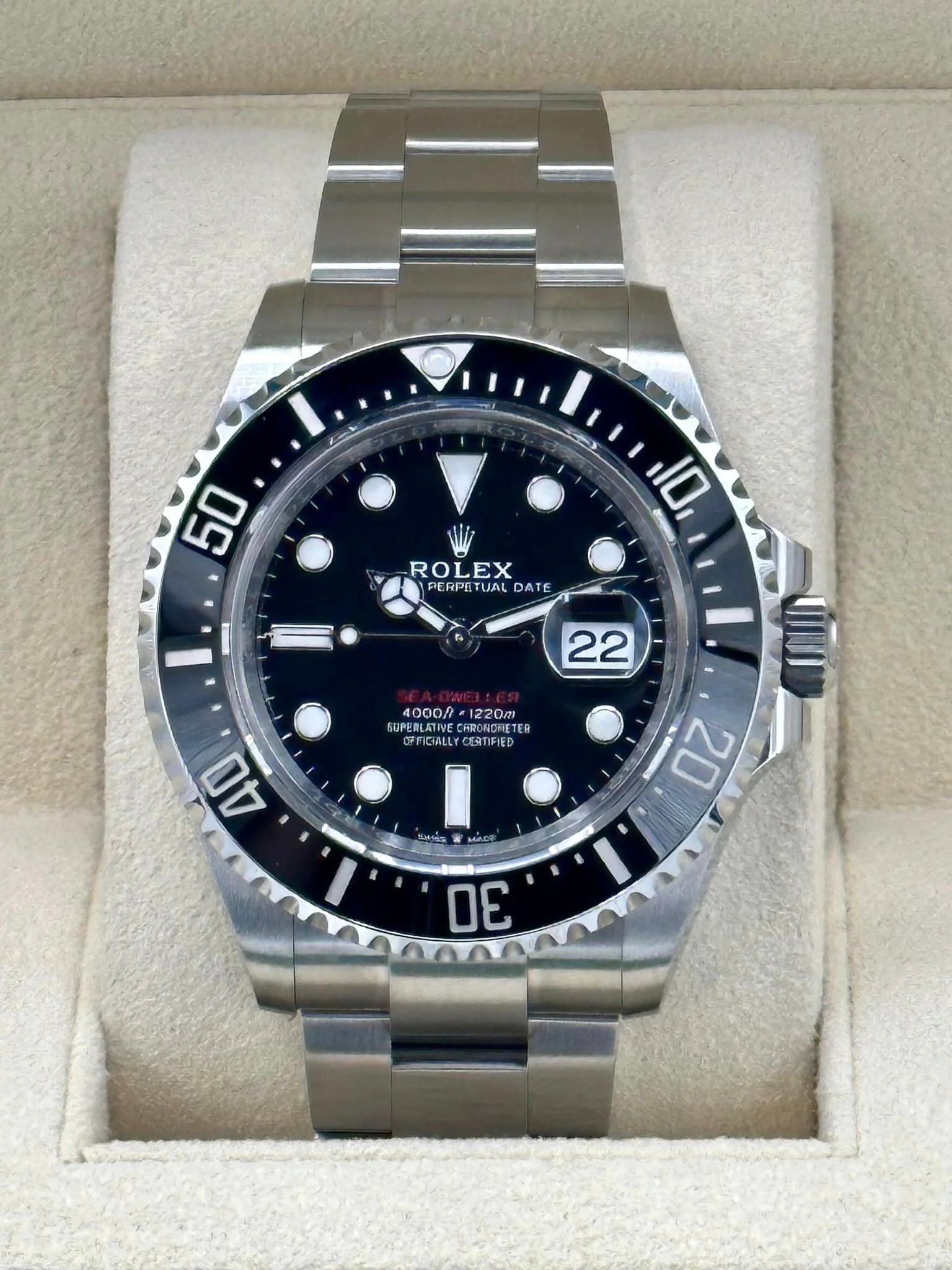 2023 Rolex Sea-Dweller 43mm 126600 Black Dial