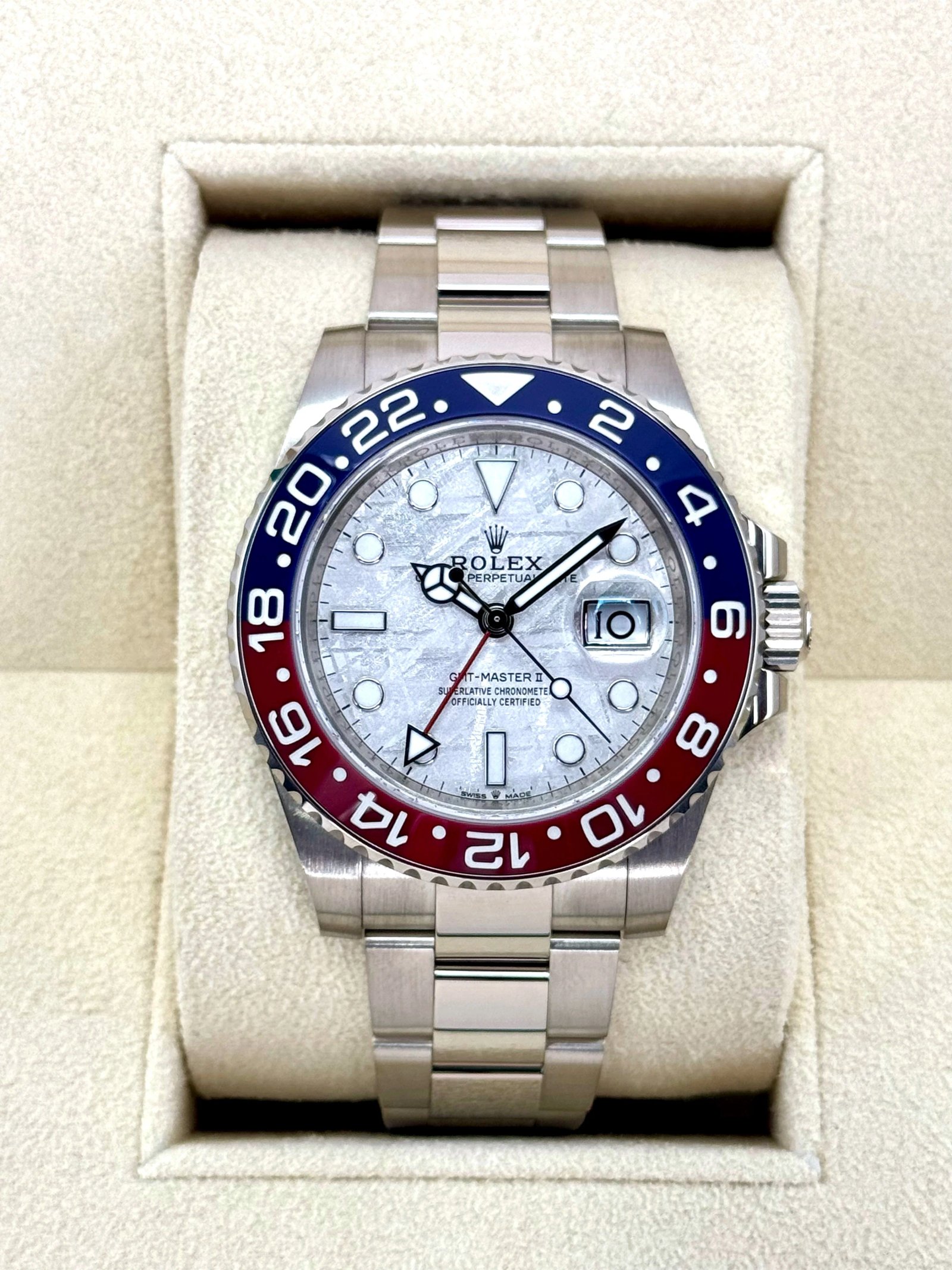 2024 Rolex GMT-Master II "Pepsi" 40mm 126719BLRO Meteorite Dial