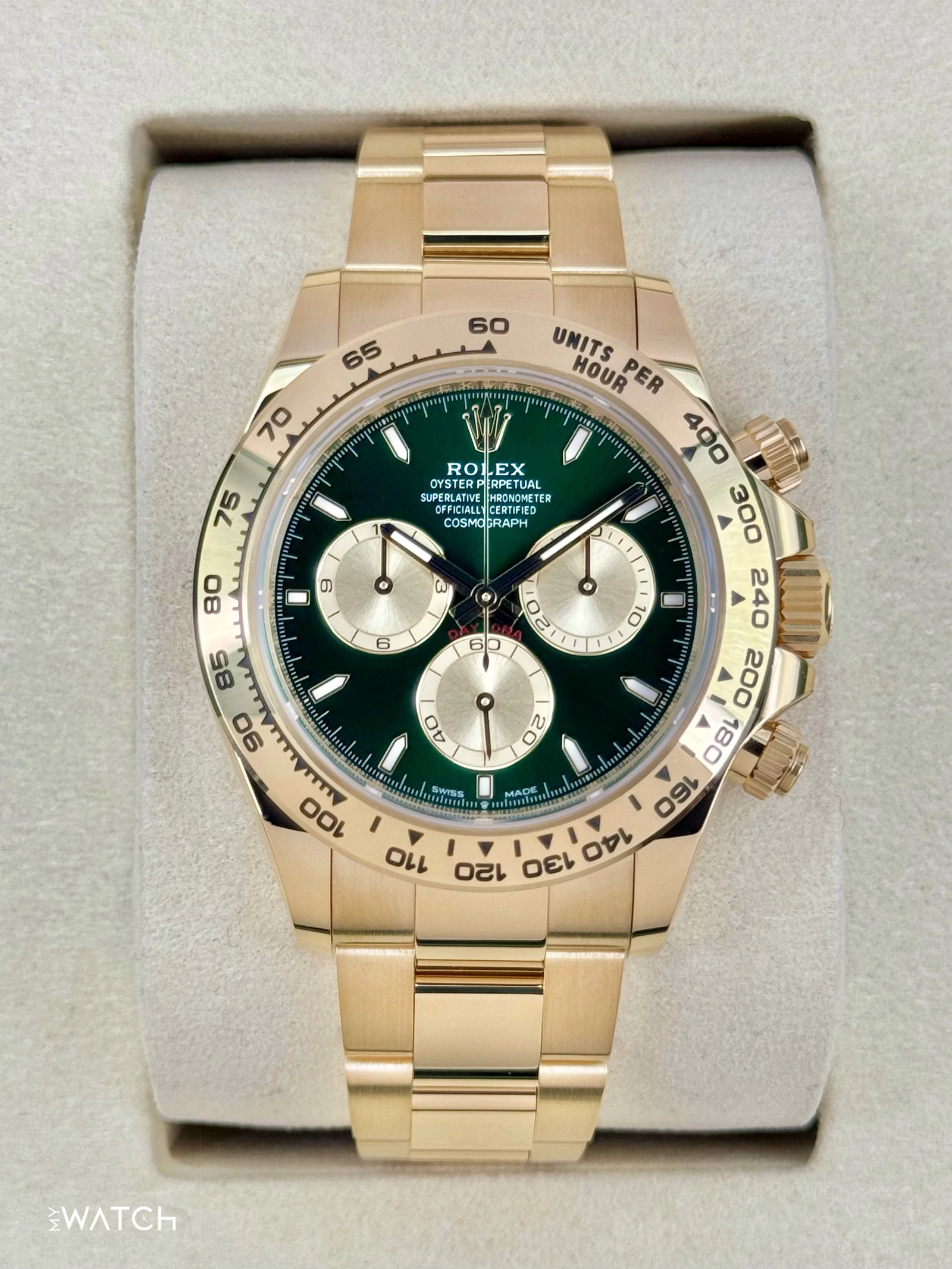 NEW 2025 Rolex Daytona "John Mayer" 40mm 126508 Yellow Gold Green Dial