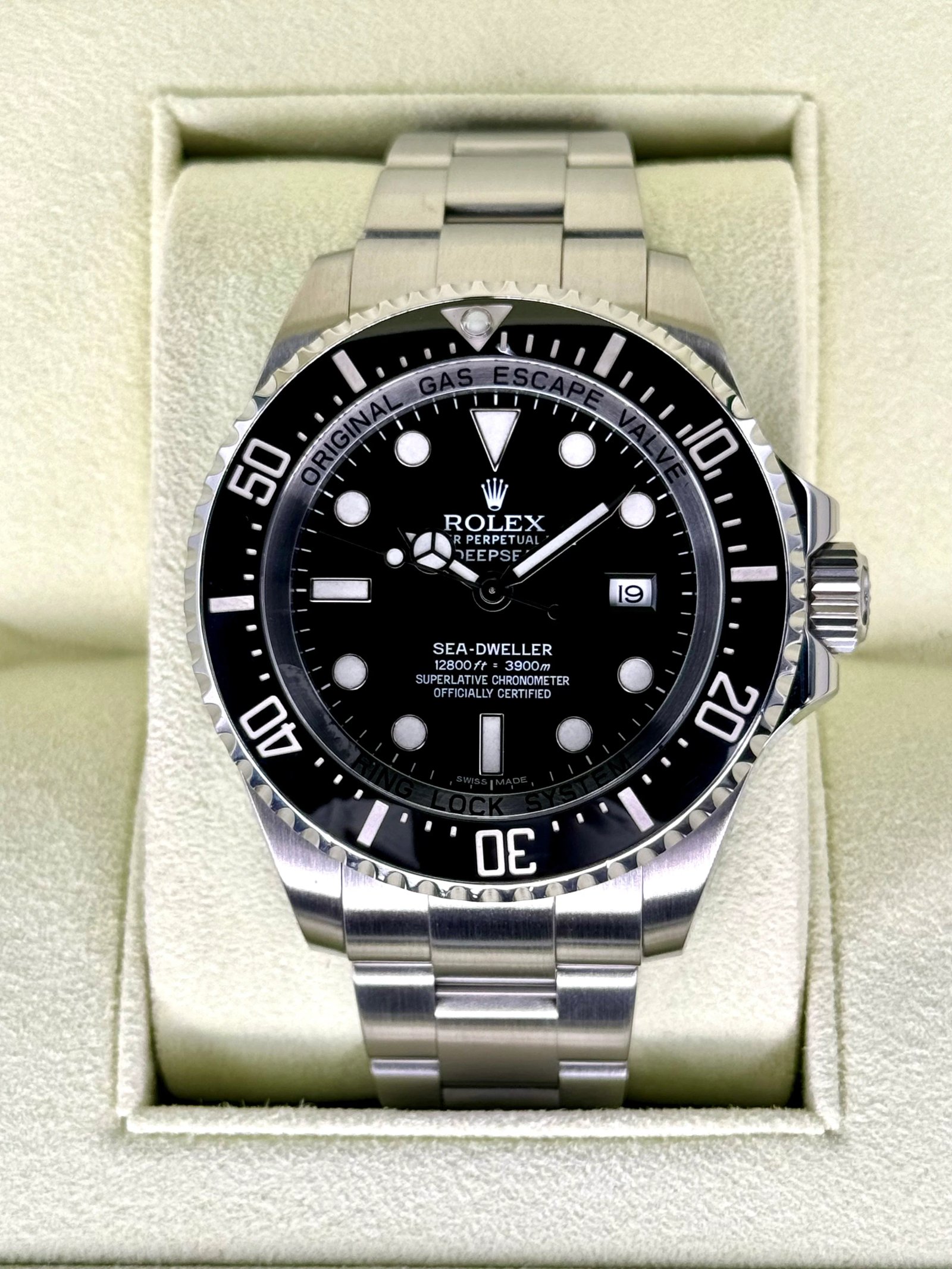 2011 Rolex Deepsea 44mm 116660 Stainless Steel Black Dial