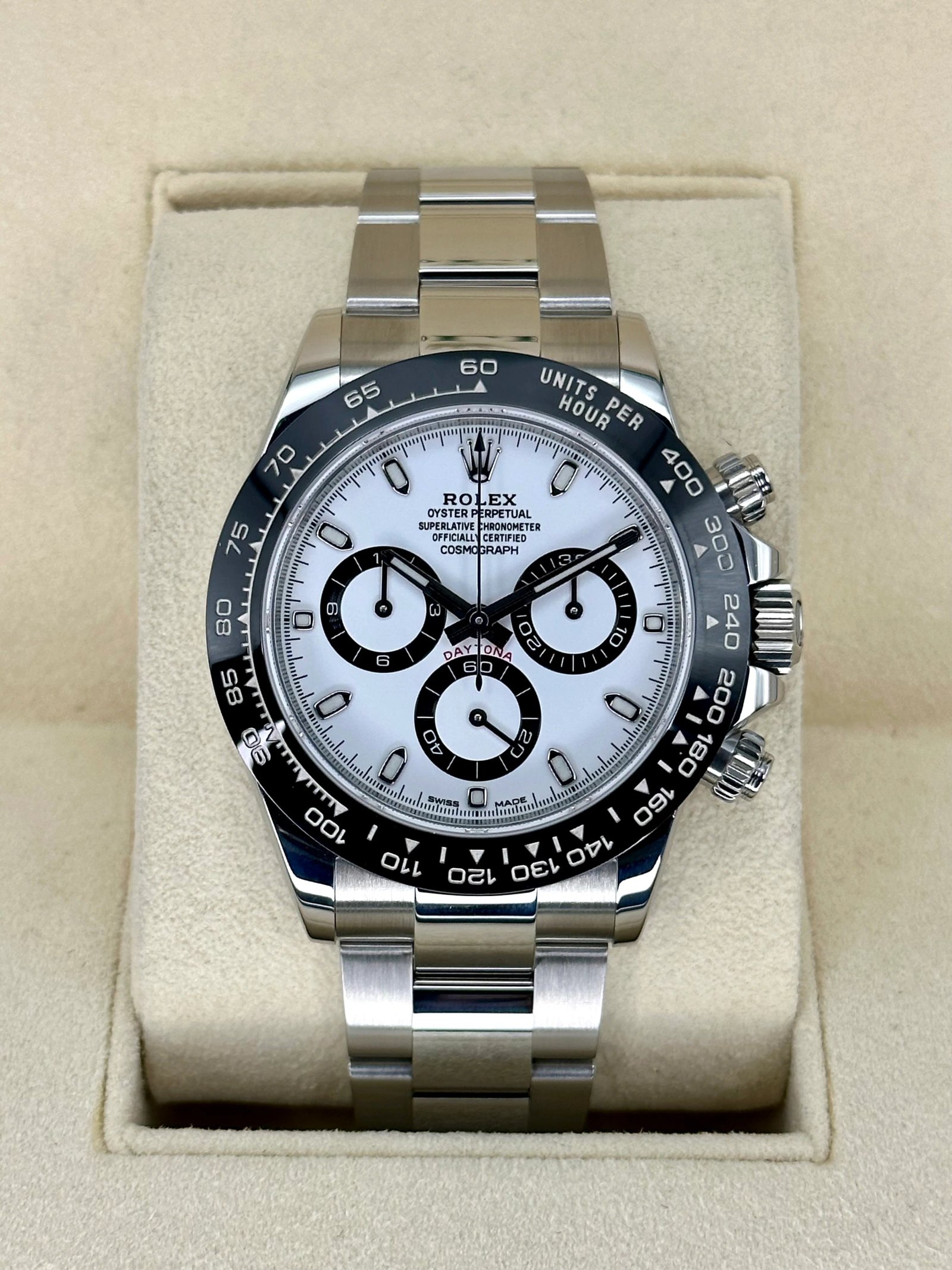 2019 Rolex Daytona 40mm 116500LN Stainless Steel Panda Dial