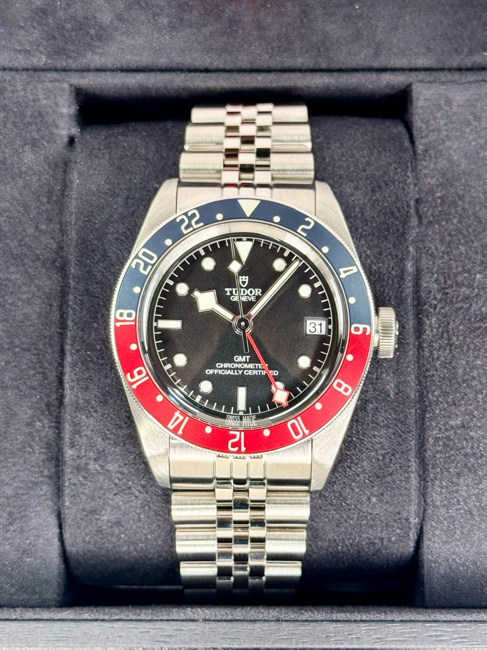 2022 Tudor Black Bay GMT 41mm 79830RB Stainless Steel Black Dial