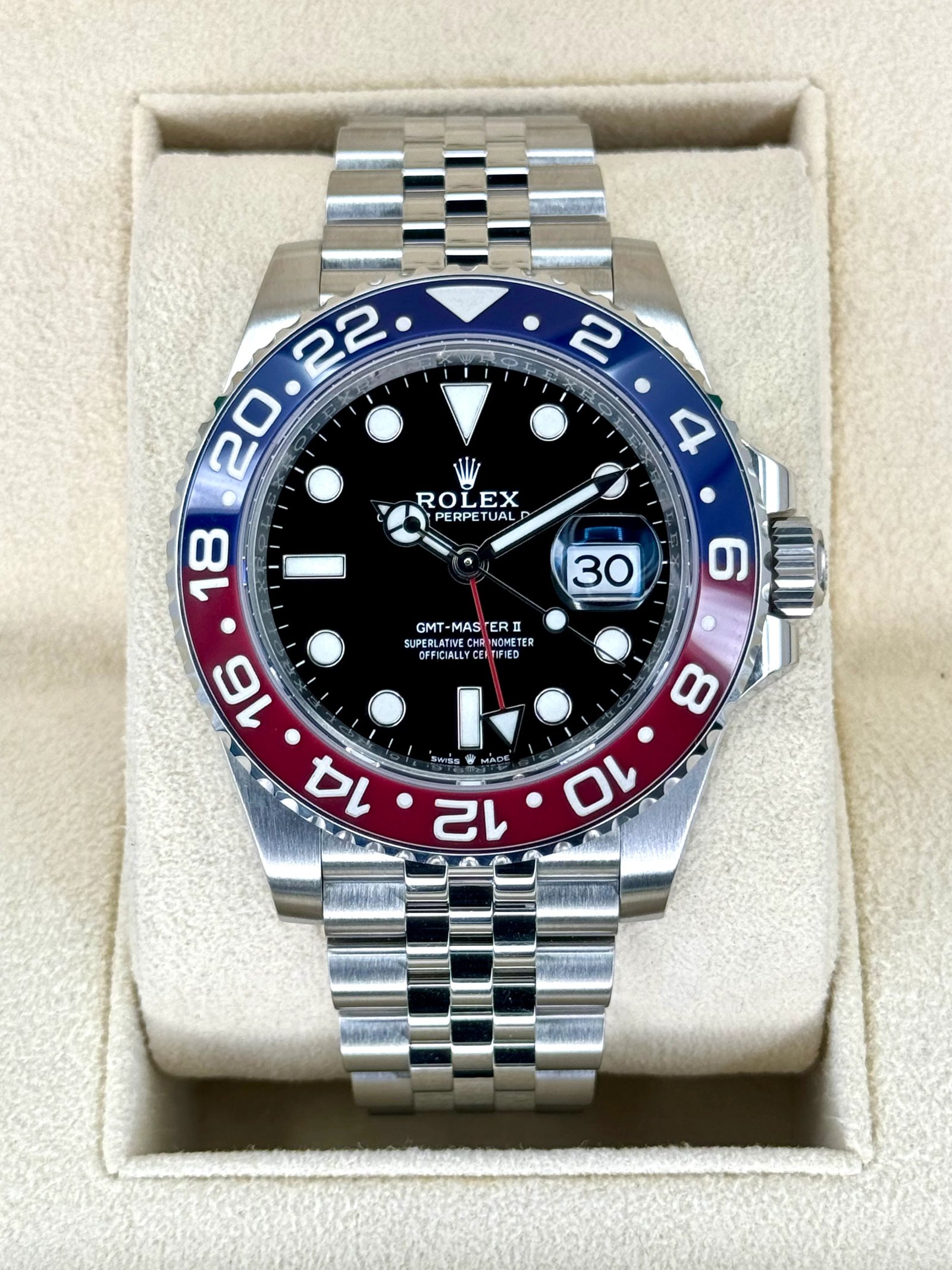 2022 Rolex GMT-Master II "Pepsi" 40mm 126710BLRO Jubilee